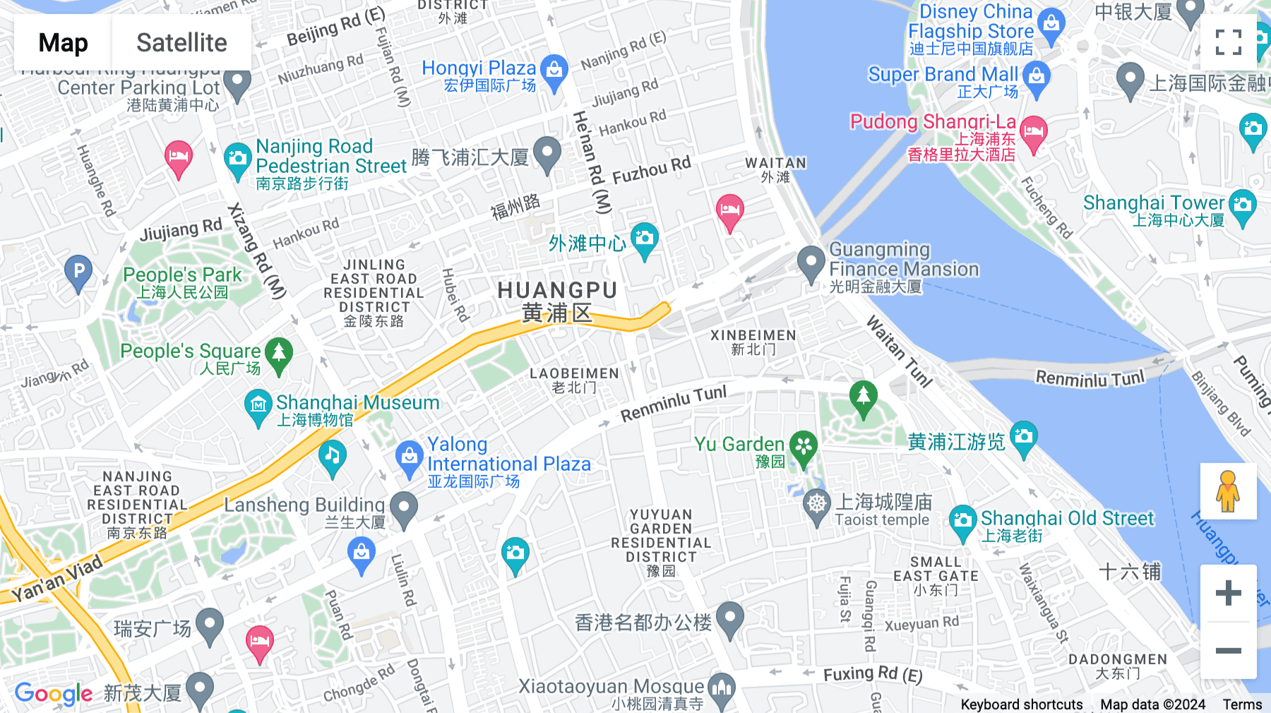 Click for interative map of 2F Zhonghui Building, No.16 Henan South Road, Huangpu District, Shanghai
