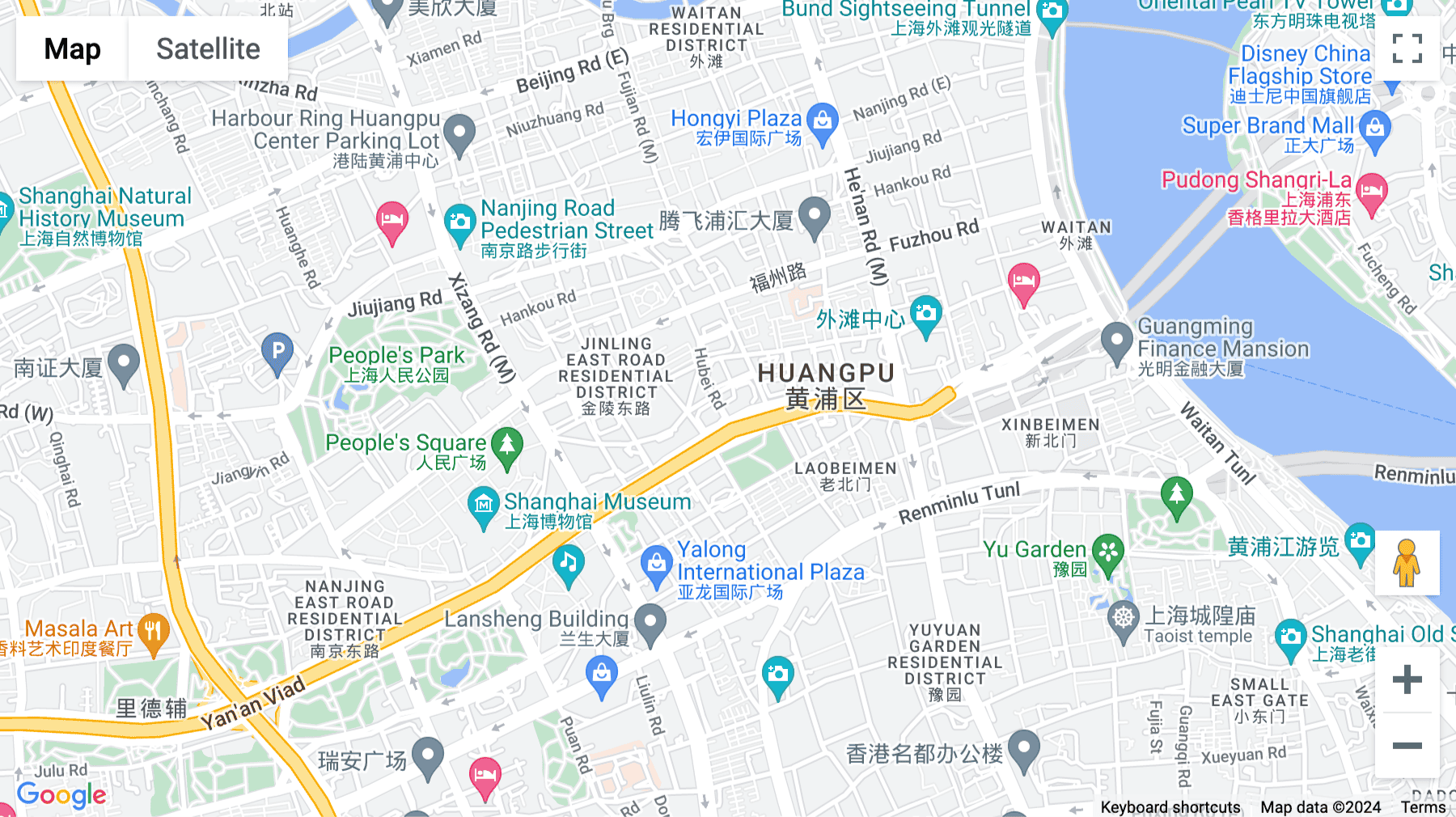 Click for interative map of 27-29F, Ocean Building, No. 550 Yan'an East Road, Huangpu District, Shanghai