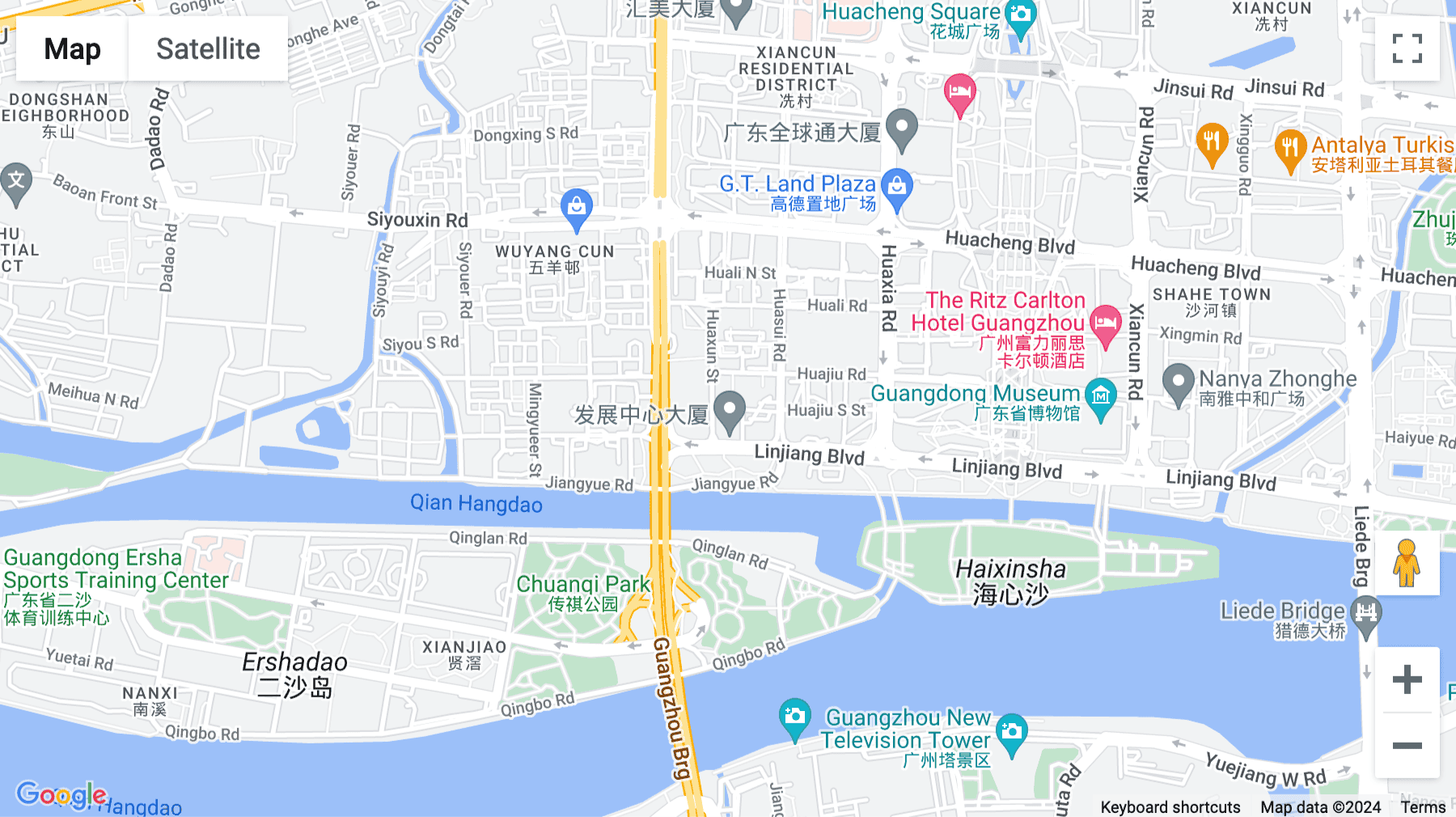 Click for interative map of 25F Guangdong Development Center, No. 3 Linjiang Road, Zhujiang New Town, Tianhe District, Guangzhou, Guangdong, China, Guangzhou