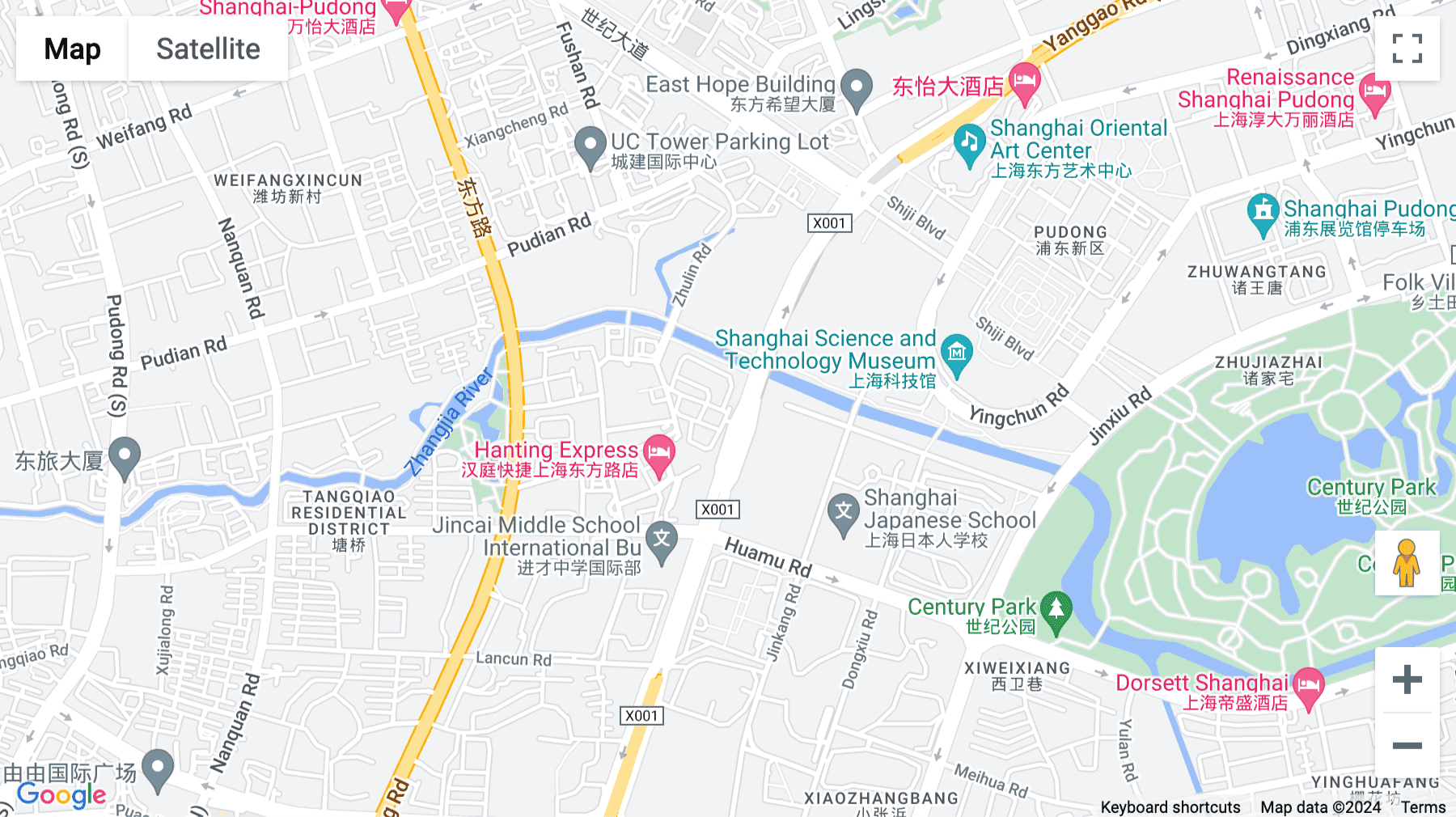 Click for interative map of 2nd and 7th Floor Block 1 YouYou Century Plaza, 428 South Yanggao Road, Pudong, Shanghai, Shanghai