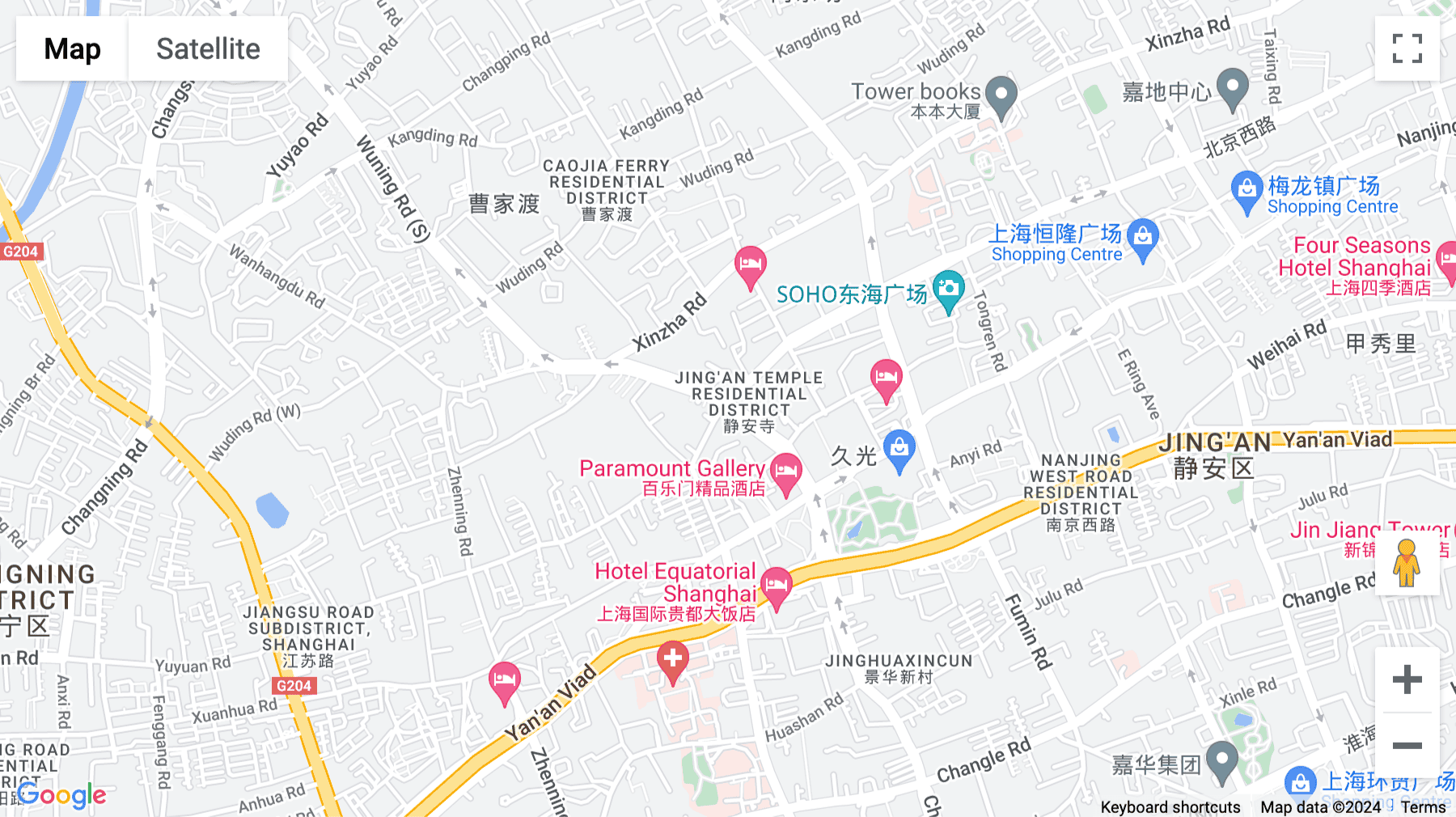 Click for interative map of Floor 22 No.83 Wanhangdu Road, Jing'an District, Shanghai