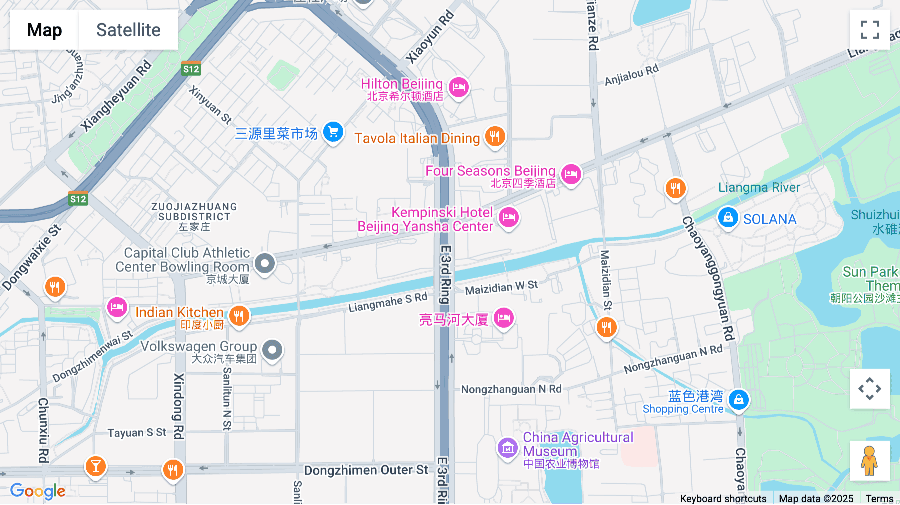 Click for interative map of Lufthansa Center C203, 50 Liangmaqiao Road, Chaoyang District, Beijing