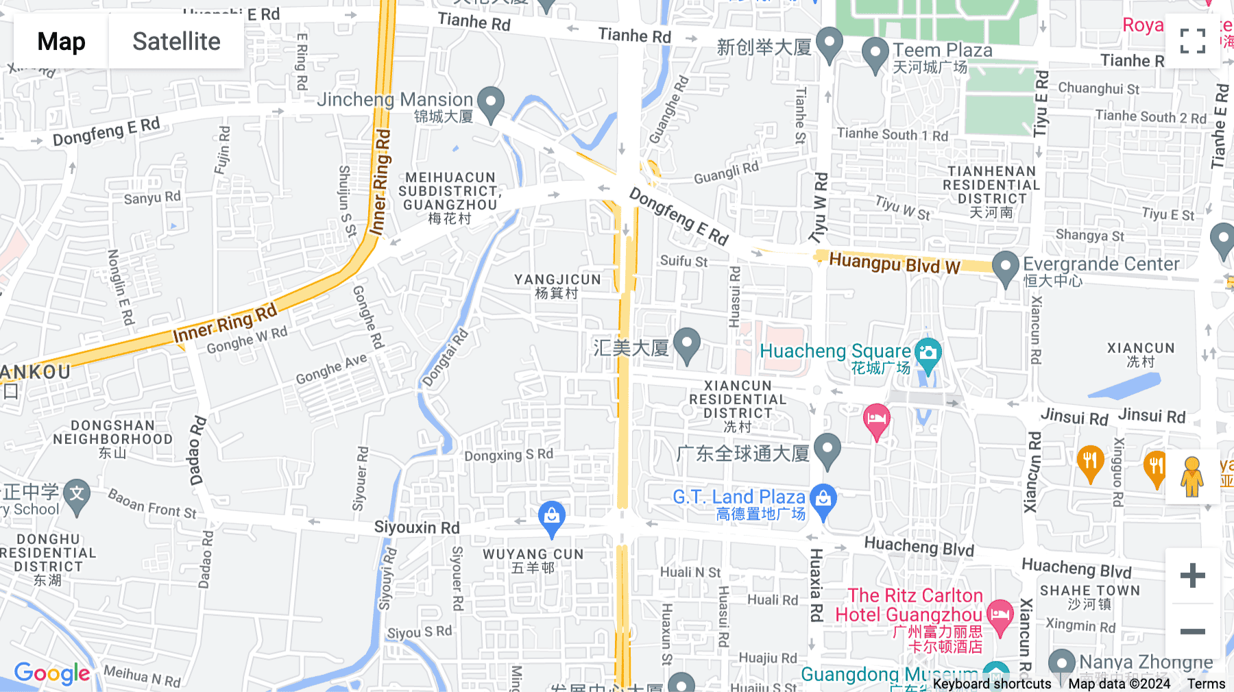 Click for interative map of 24F, Guangzhou South Media Centre, No. 289 Guangzhou Avenue, Yuexiu District, Guangzhou, Guangzhou
