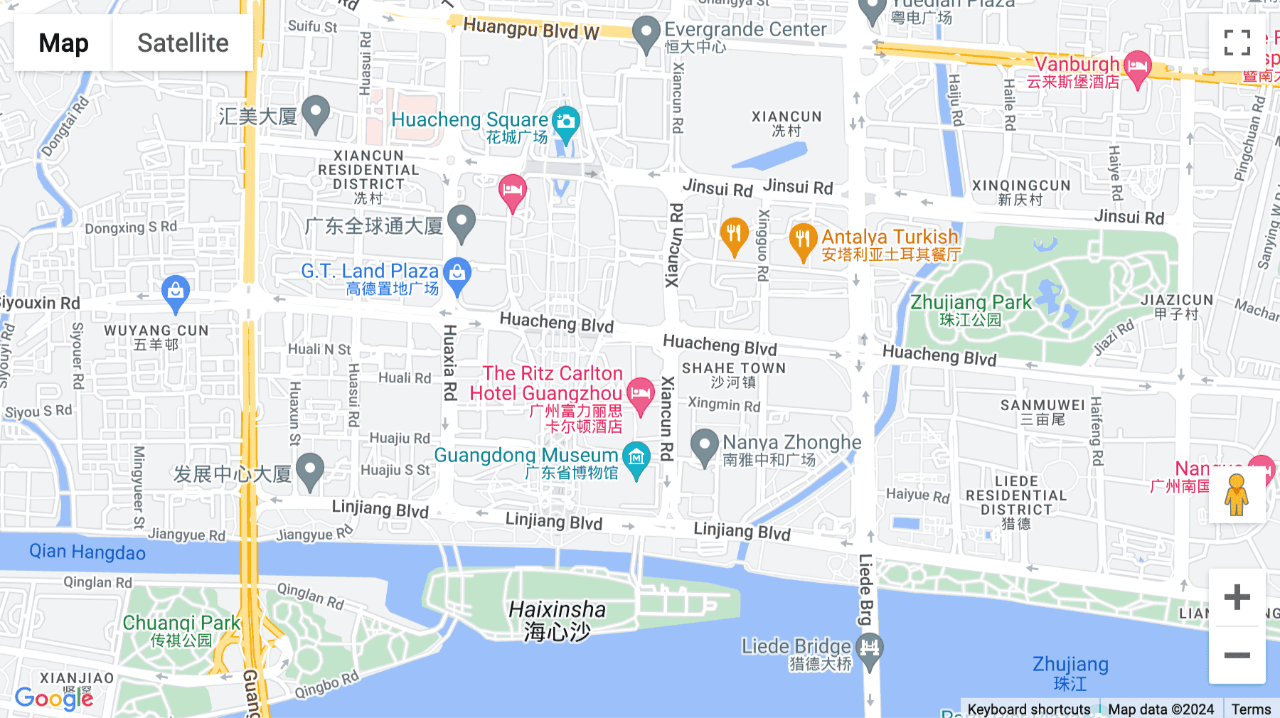 Click for interative map of 66F, Global Metropolis Building, No. 68 Huacheng Avenue, Tianhe District, Guangzhou, Guangzhou