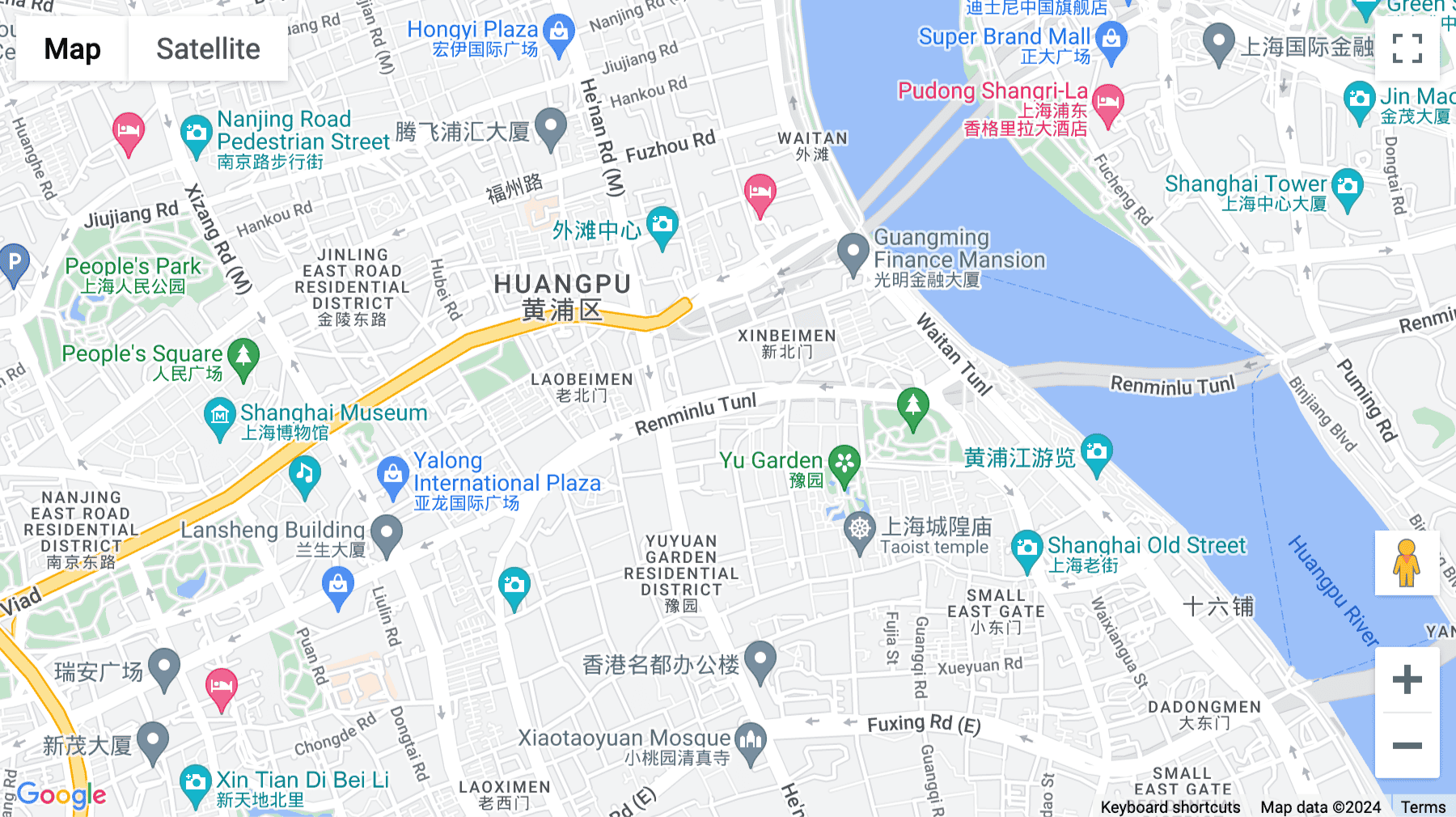 Click for interative map of 1-2F, No 845, Renmin Road, Shanghai