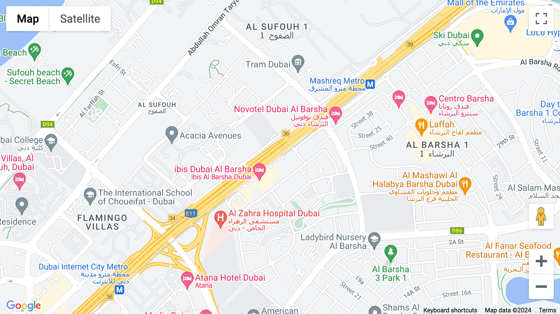Click for interative map of 401 Al Zarouni Business centre, Sheikh Zayed Road, Barsha First, Dubai