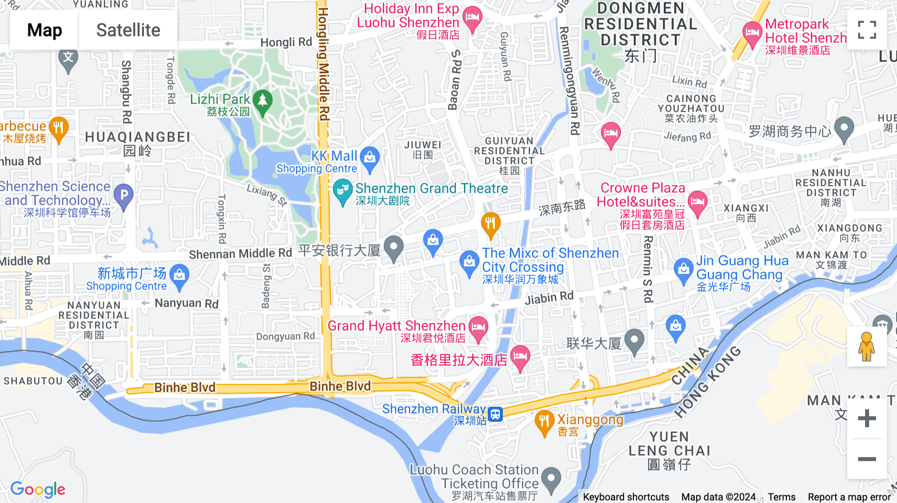 Click for interative map of Block A, Jinfengcheng Building, Shennan East Road, Floor 22, Jinfeng City Building, Luohu District, Shenzhen