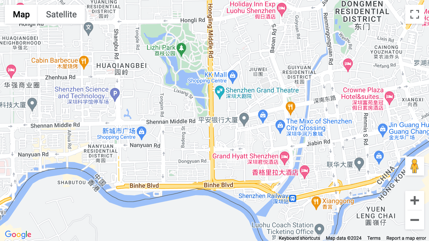 Click for interative map of Building A, Shennan Road, Floor 21, Jiahe Building, Futian District, Shenzhen