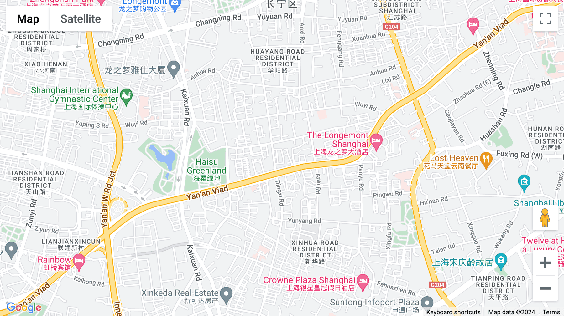 Click for interative map of 8th Floor, Dajidi World Trade Center, Number 657 Dingxi Road, Changning District, Shanghai