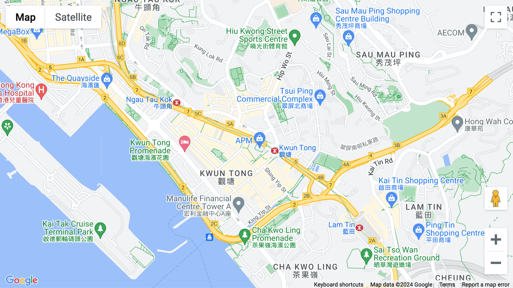 Click for interative map of BEA Tower, Millennium City 5,418 Kwun Tong Road, Kwun Tong, Hong Kong