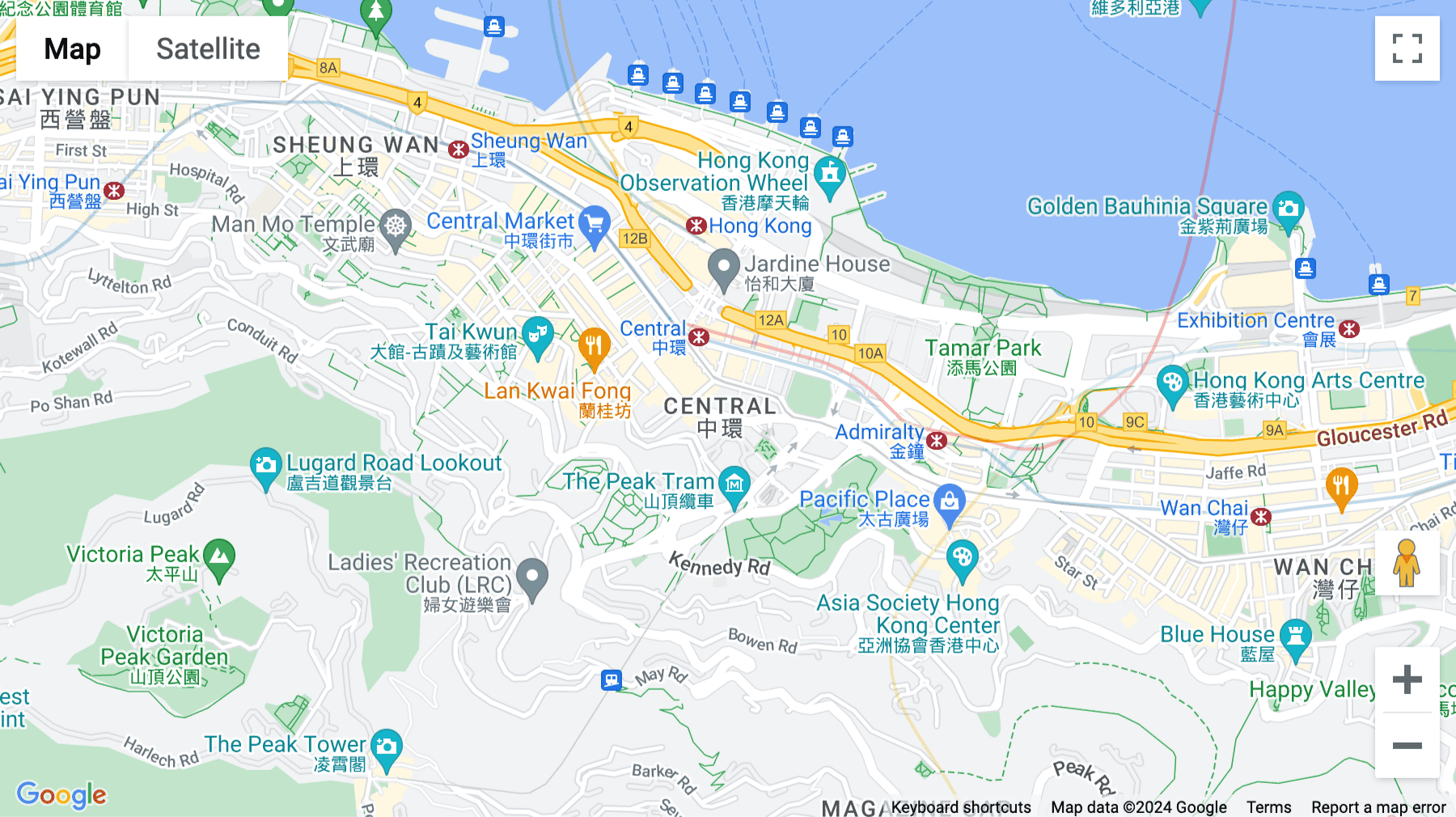 Click for interative map of 4/F, 9 Queen's Road Central, Central, Hong Kong, Hong Kong