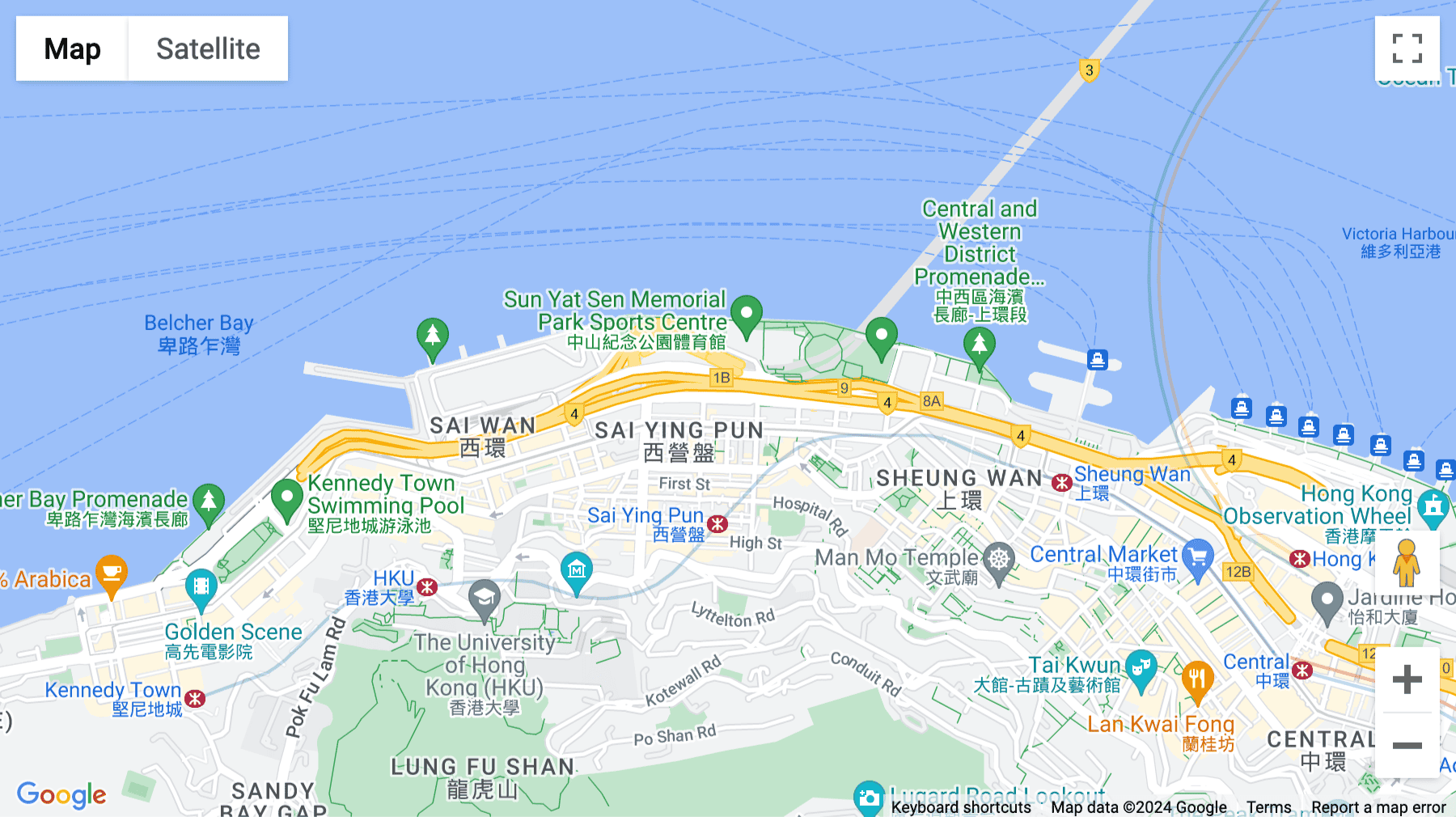 Click for interative map of 2/F BUPA Centre, 141 Connaught Rd West, Sai Ying Pun, Hong Kong