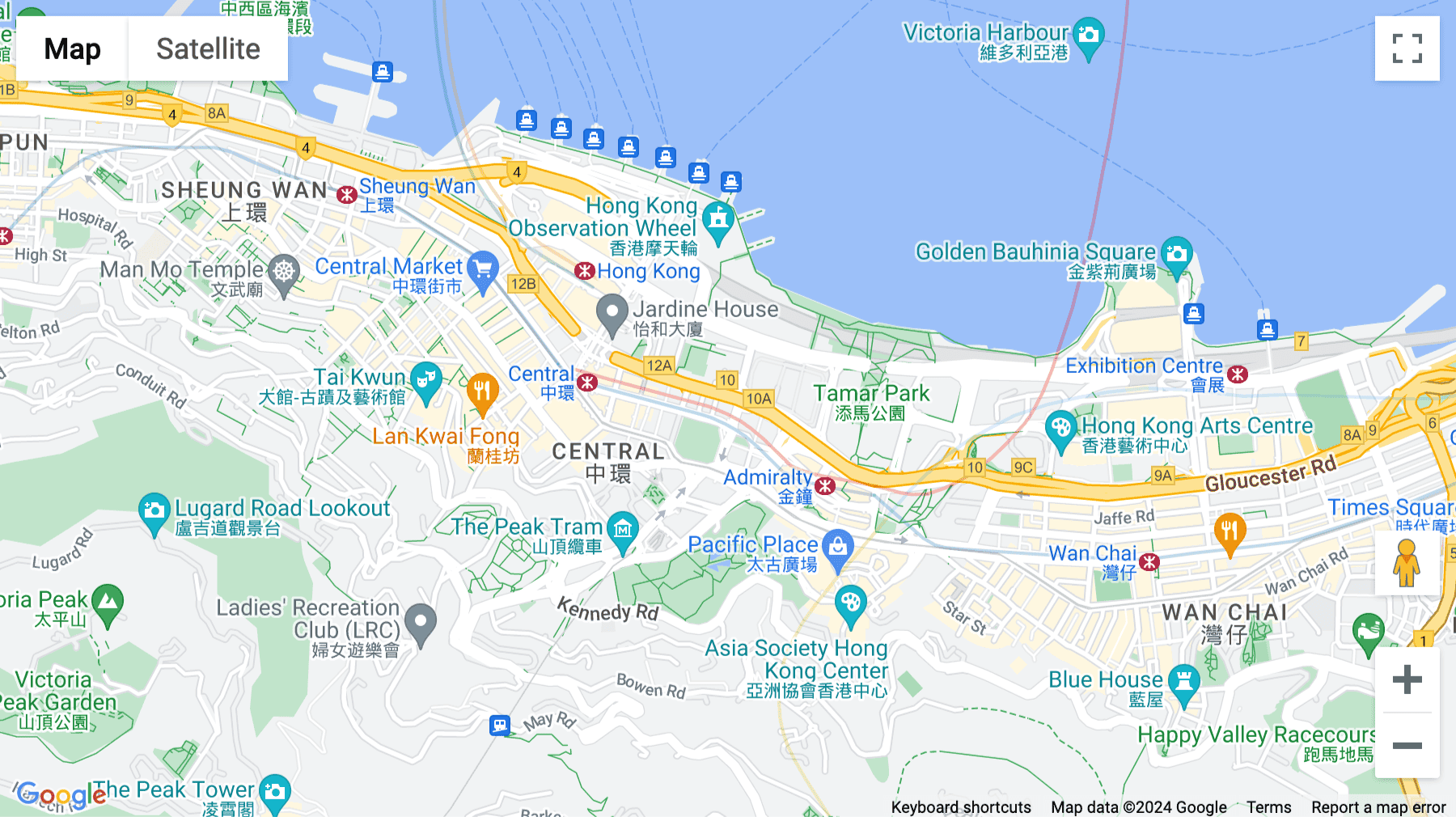 Click for interative map of Level 15, AIA Central, 1 Connaught Road Central, Hong Kong