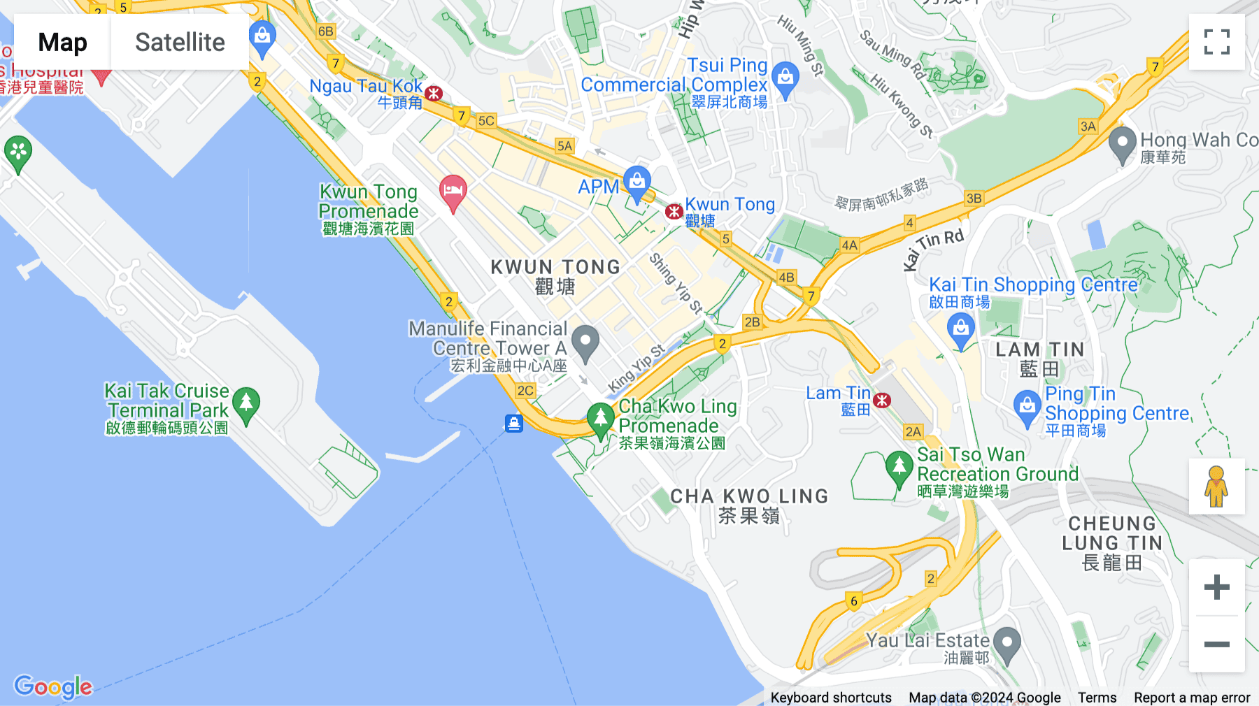 Click for interative map of 7K King Palace Plaza, 55 King Yip Street, Hong Kong