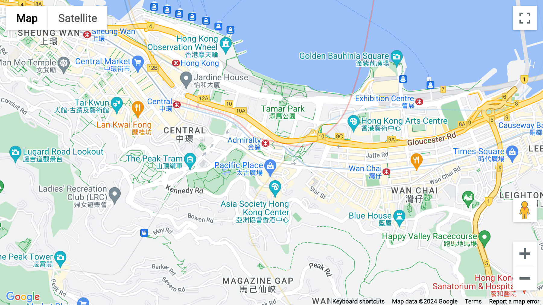 Click for interative map of 5th Floor United Centre, 95 Queensway, Admiralty, Hong Kong