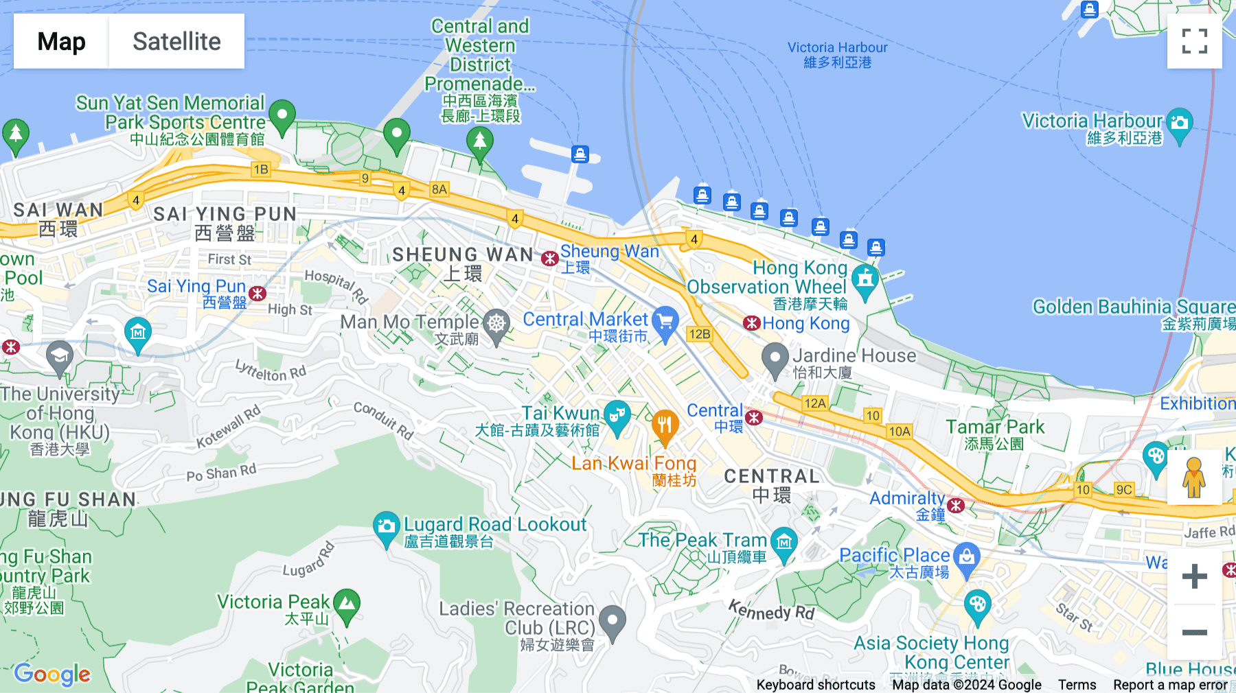 Click for interative map of 18th Floor, V Heun Building, 138 Queen's Road Central, Central, Hong Kong