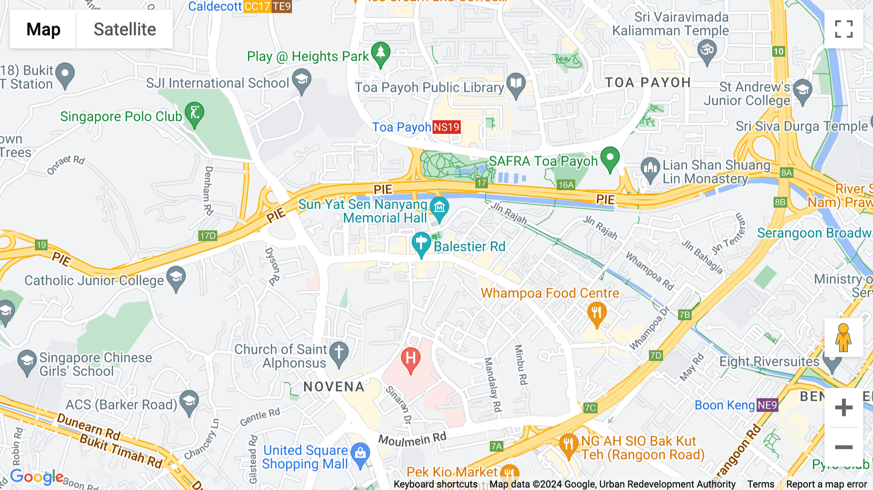 Click for interative map of Hiap Hoe Building, 16 Ah Hood Rd, Singapore