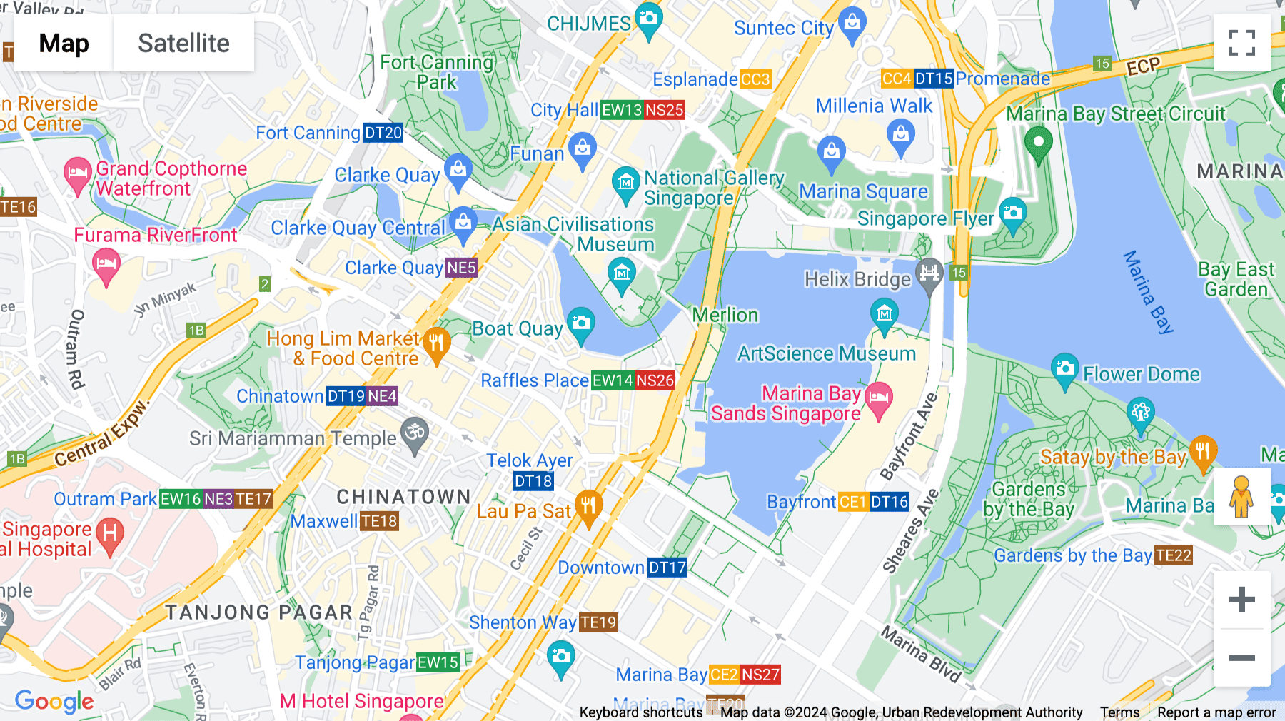 Click for interative map of 6 Battery Road, No.03-01, Singapore