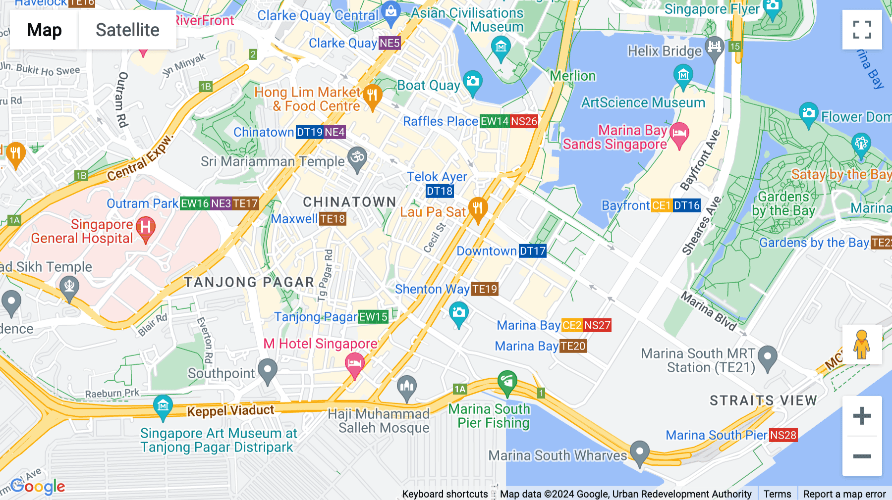 Click for interative map of 61 Robinson Road, Level 6th and 7th, Singapore