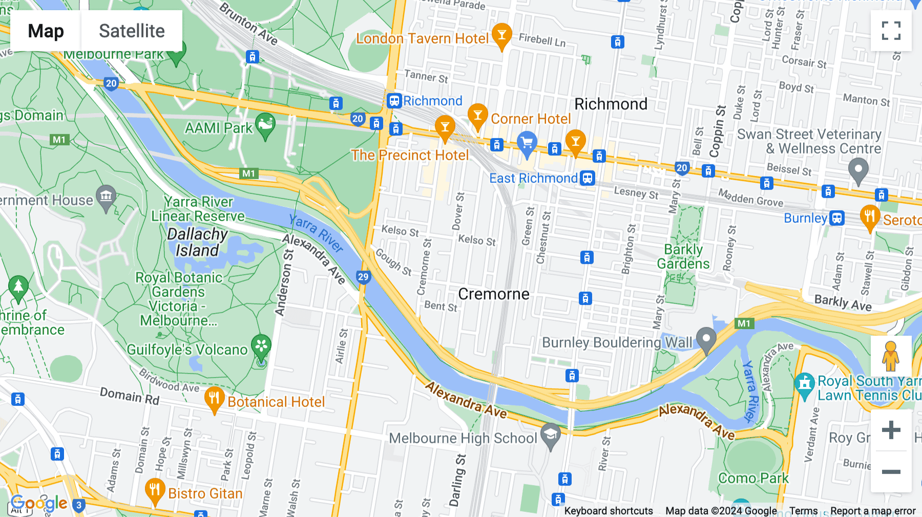 Click for interative map of Level 2 & 3, 100 Cubitt Street, Cremorne, Melbourne