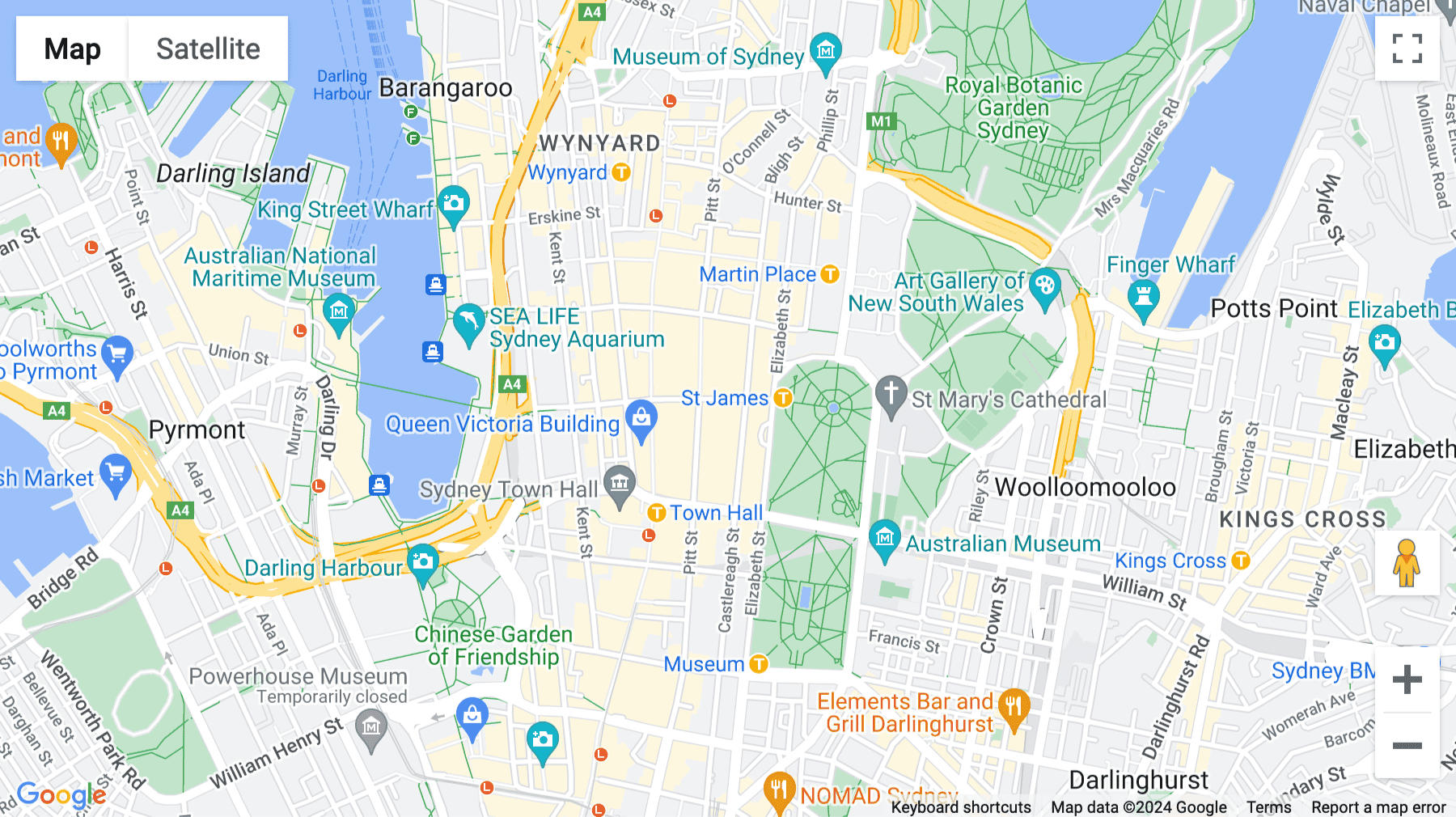 Click for interative map of 61 Market Street, Sydney, Sydney