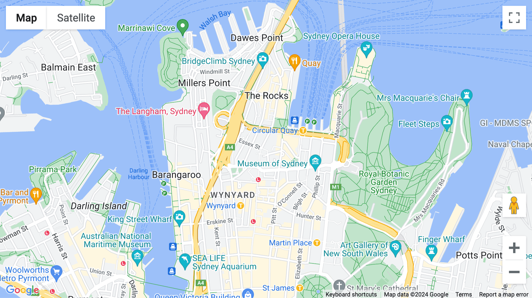 Click for interative map of 200 George Street, Sydney, Sydney