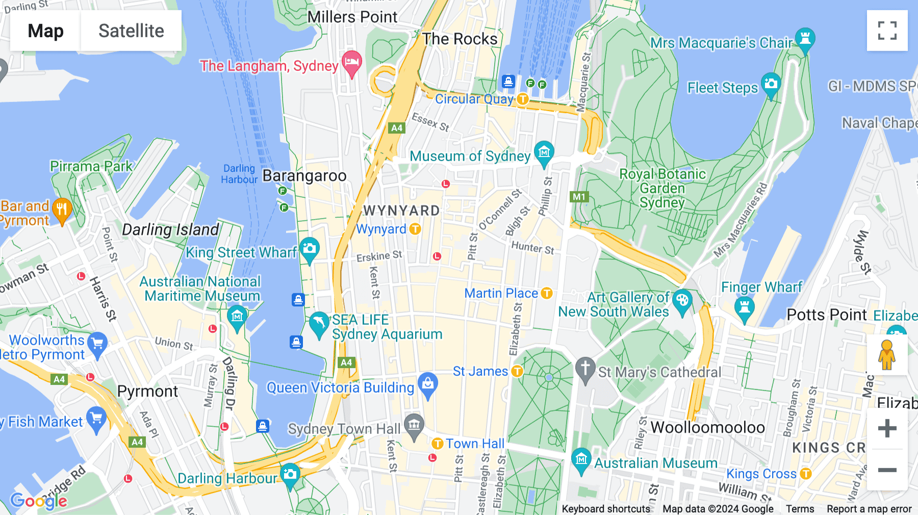 Click for interative map of 123 Pitt Street, Angel Place, Level 17, Sydney