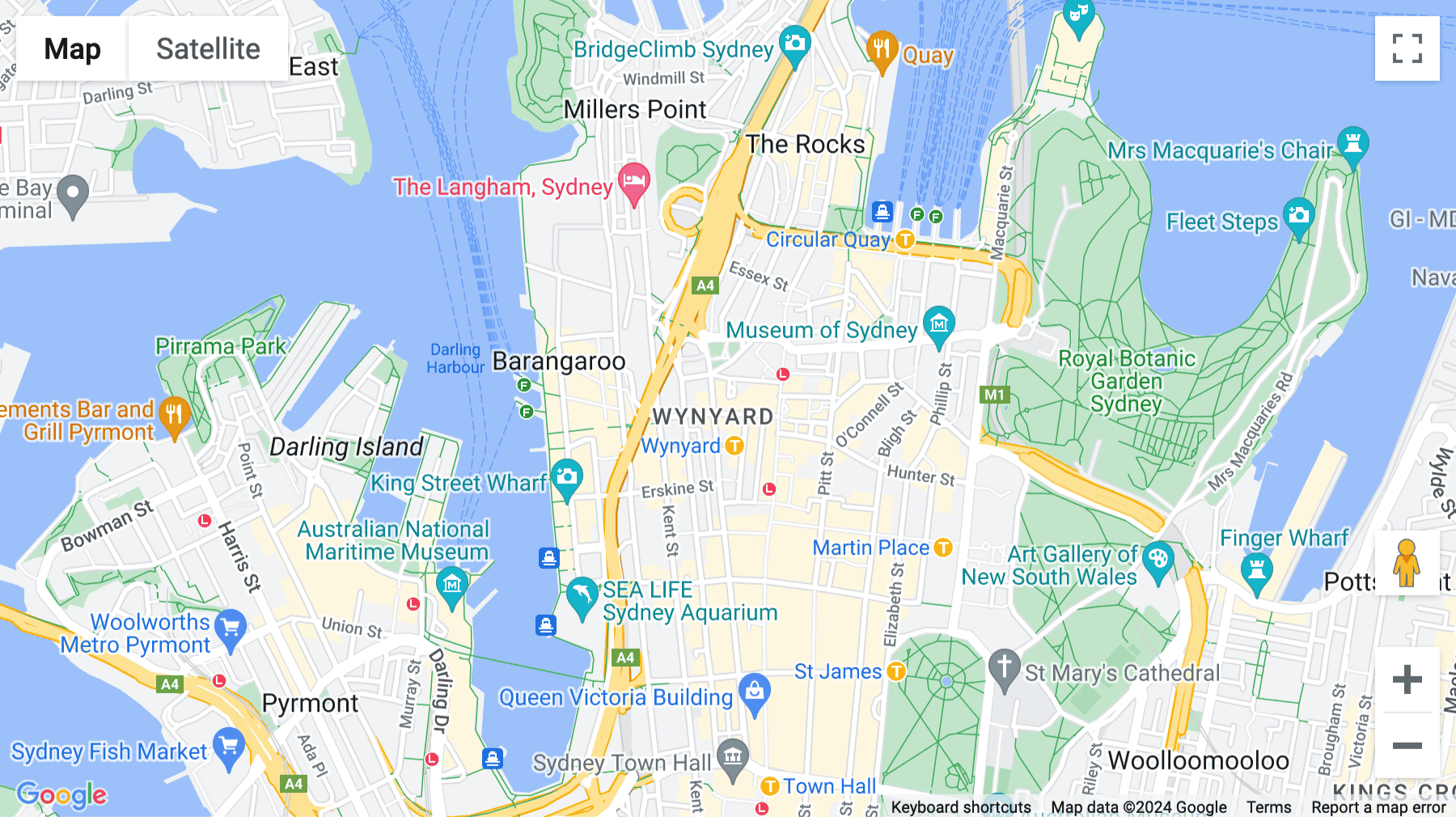 Click for interative map of 50 Margaret Street, Level 13, Sydney