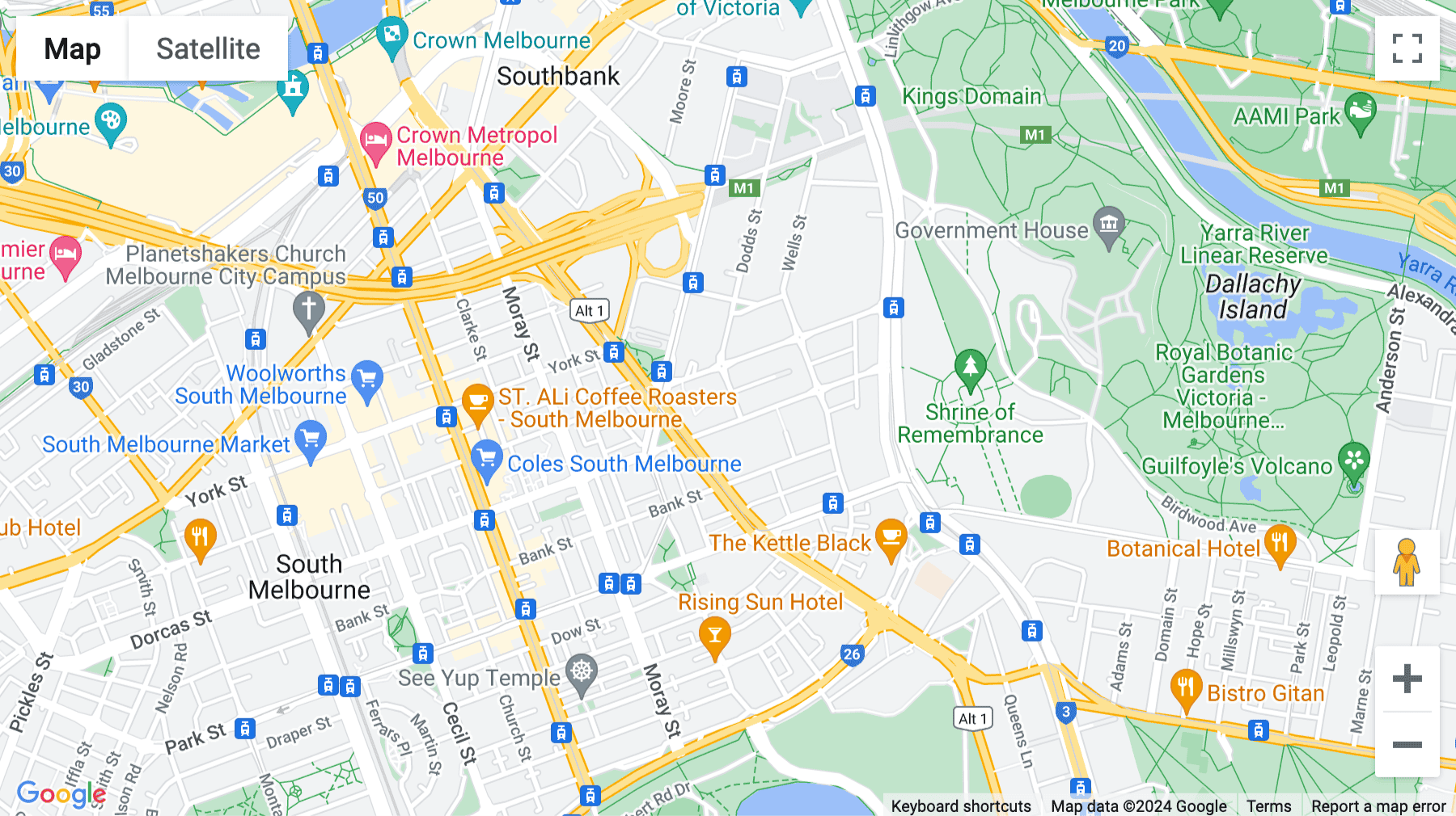 Click for interative map of 80 Dorcas Street, Melbourne