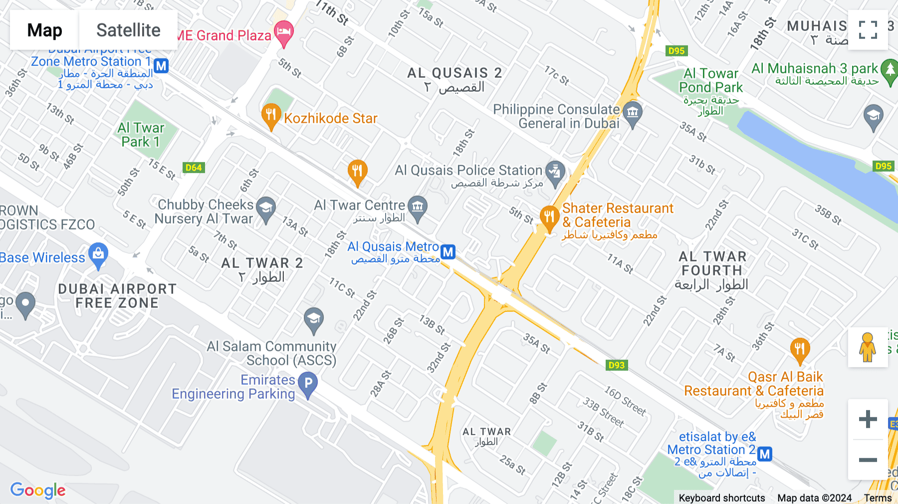 Click for interative map of GROUND FLOOR, HILAL BANK BUILDING, NEAR AL QUSAIS, AL QUSAIS, DUBAI, Dubai