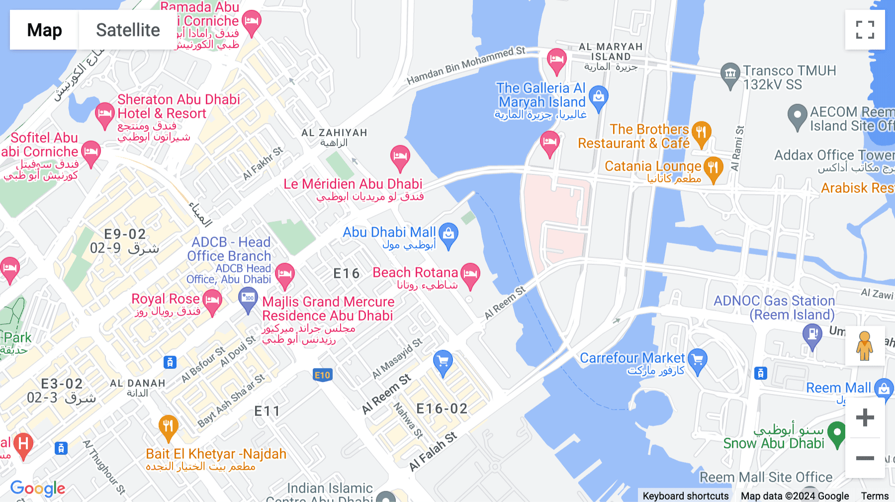 Click for interative map of Abu Dhabi Mall, Main Level, Abu Dhabi