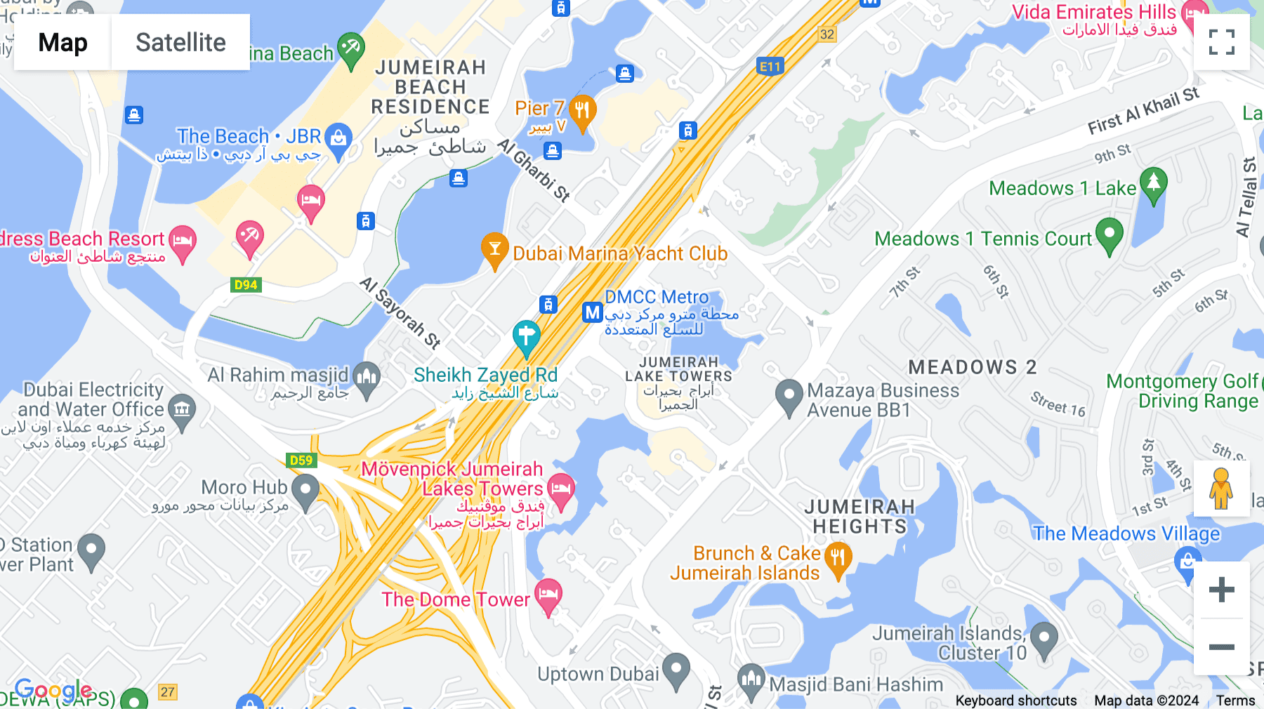 Click for interative map of Jumeirah Lake Towers, Reef Tower, Cluster O, 28th Floor, Dubai