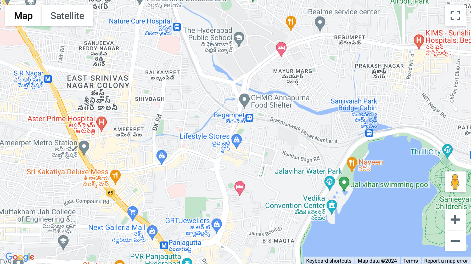 Click for interative map of Prestige Phoenix, 4th, 5th, 6th Floor, 1405, Uma Nagar, Hyderabad