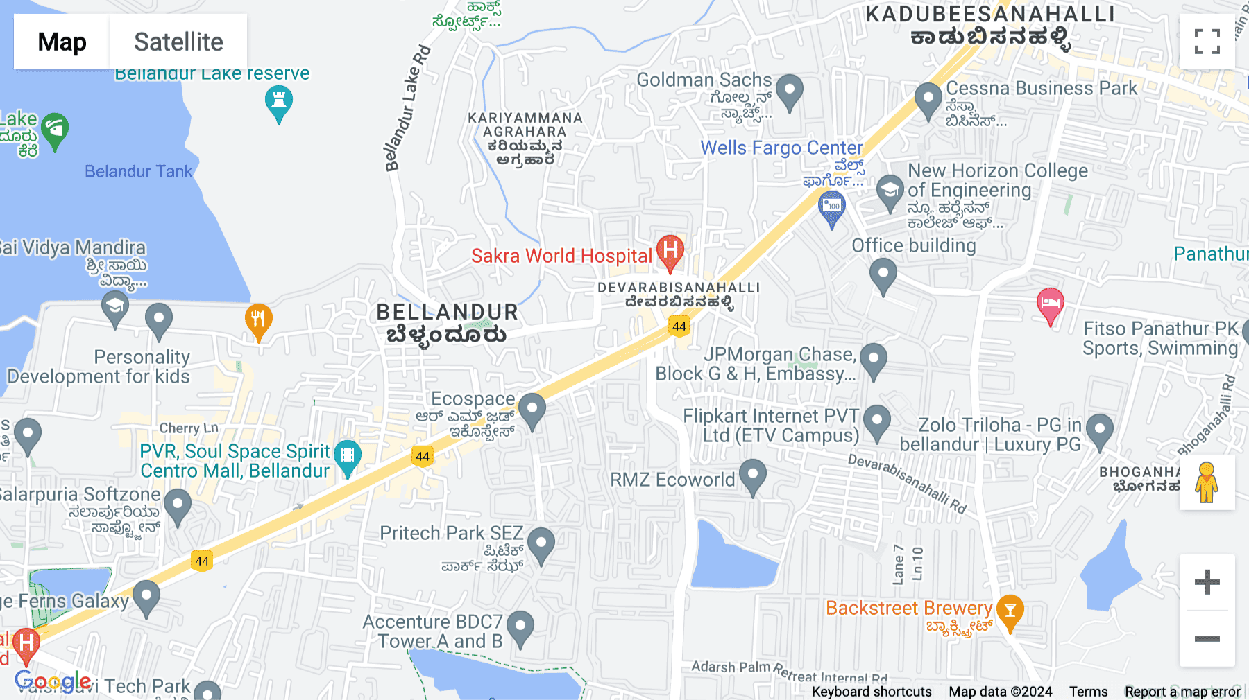 Click for interative map of iNiche, Plot No. 53, Kariyammana Agrahara Road, Outer Ring Road, next to Intel, Junction, Bengaluru, Bangalore