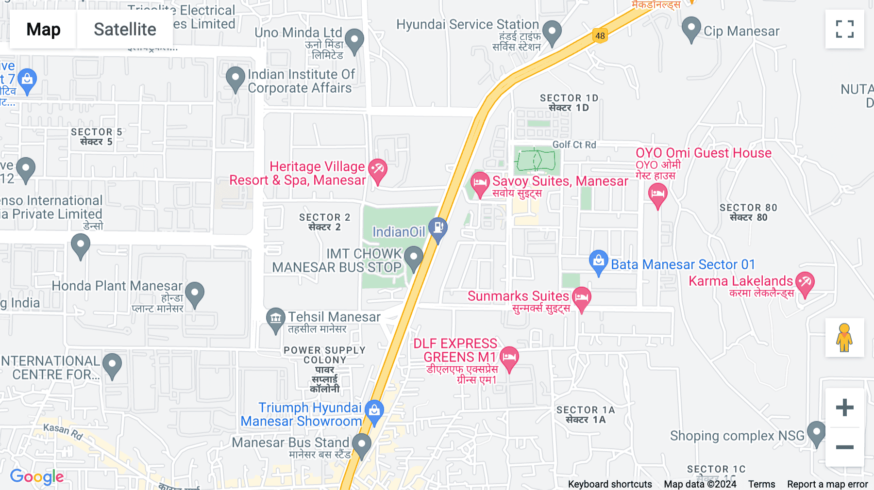 Click for interative map of 32nd Milestone, 4th Floor, The Galaxy Hotel, Behind 32nd Milestone Off NH 8, Gurugram