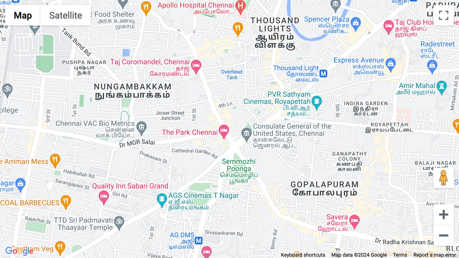 Click for interative map of No: 143/1, Uthamar Gandhi Road, Nungambakkam, Chennai