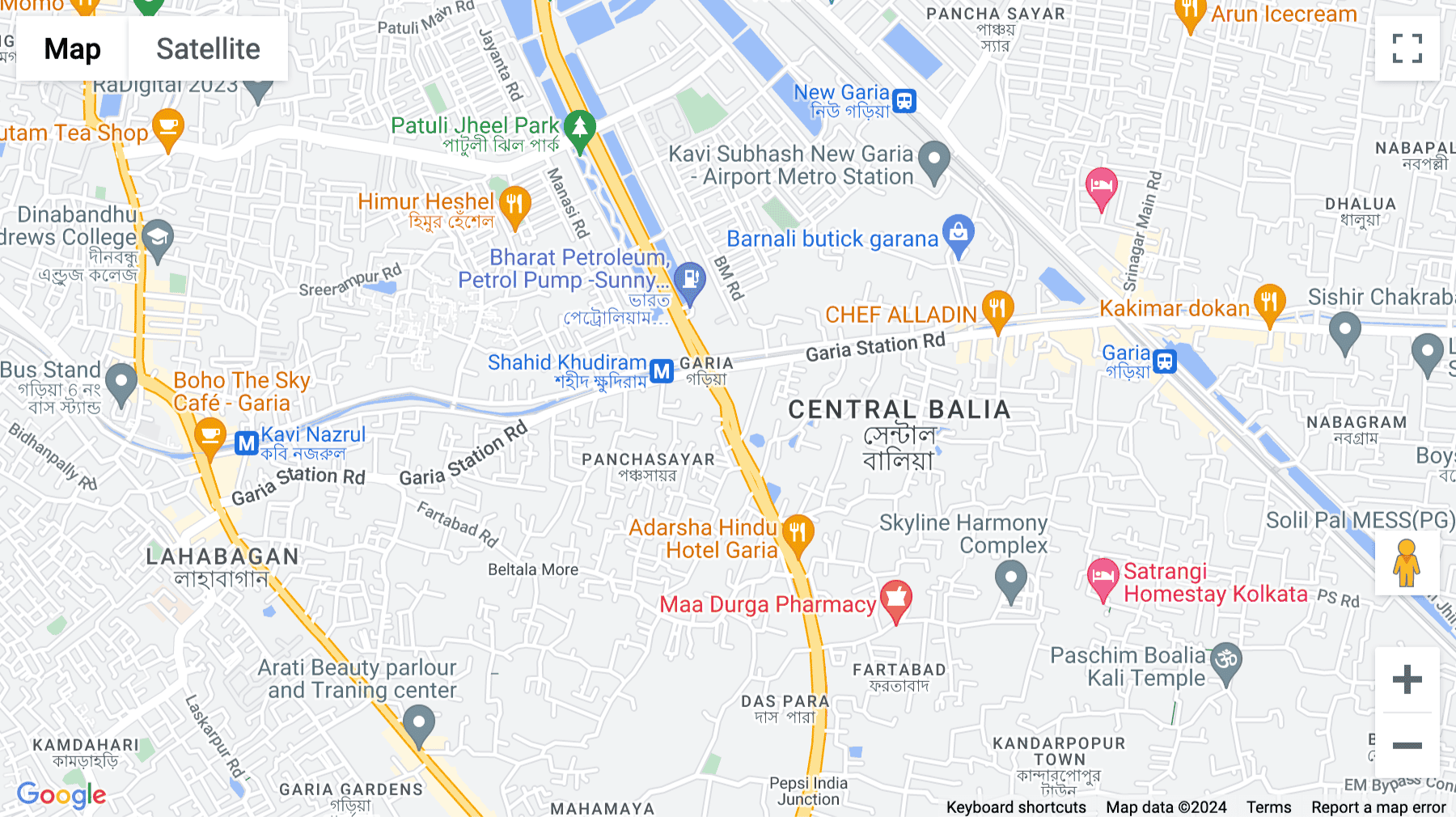 Click for interative map of Eco Centre, Eastern Metropolitan Bypass, EM Block, Salt Lake, 16th Floor, Kolkata