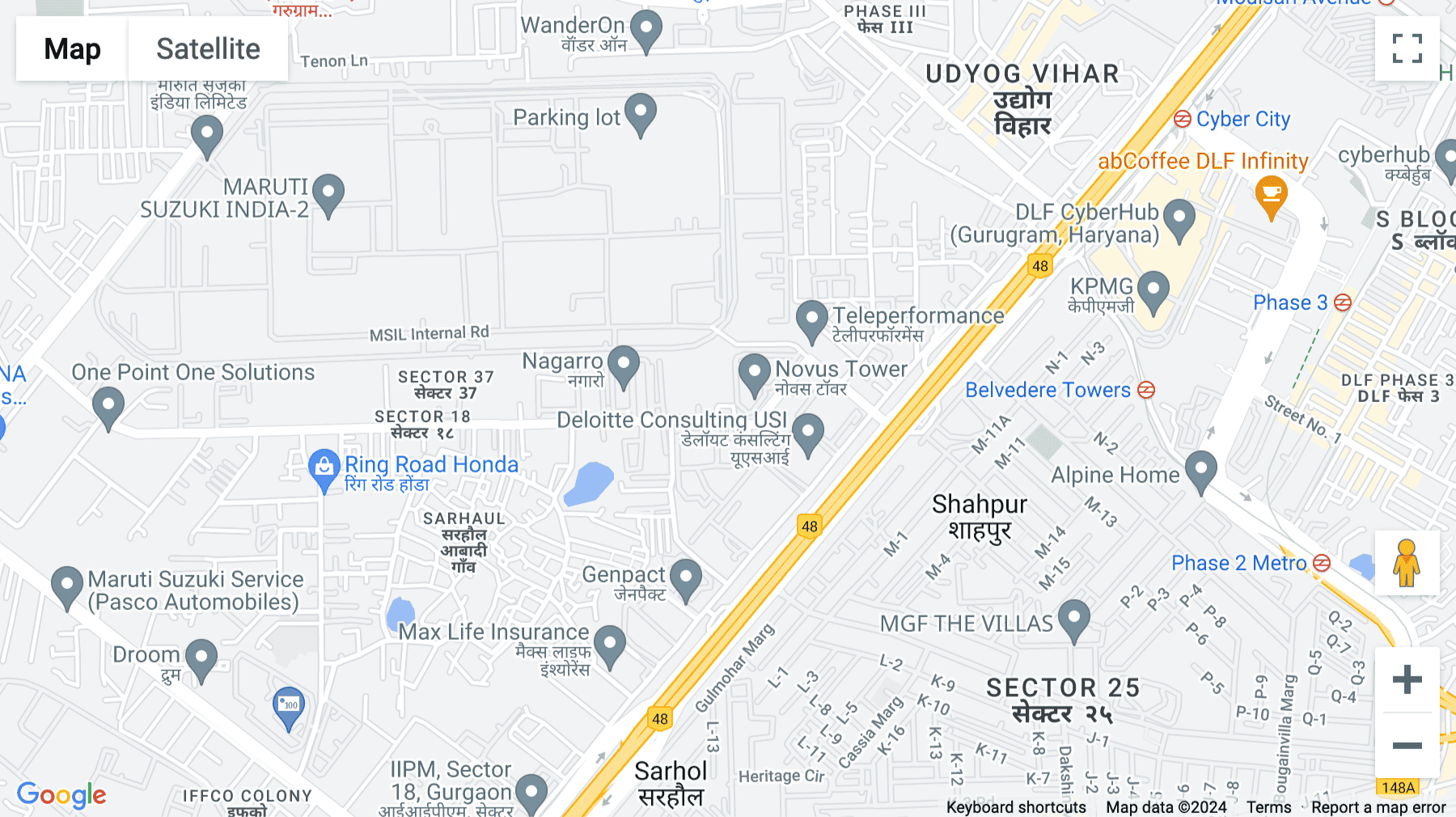 Click for interative map of Plot No-17, Sector-18, Phase 4, Udyog Vihar, Gurugram