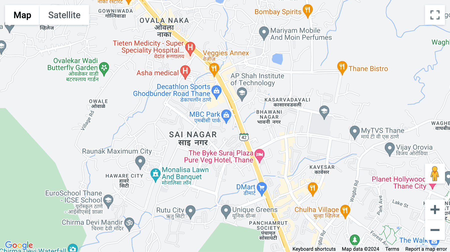 Click for interative map of Modi Business Park, 4th Floor, Kasarvadavali, Ghodbunder Road, Thane