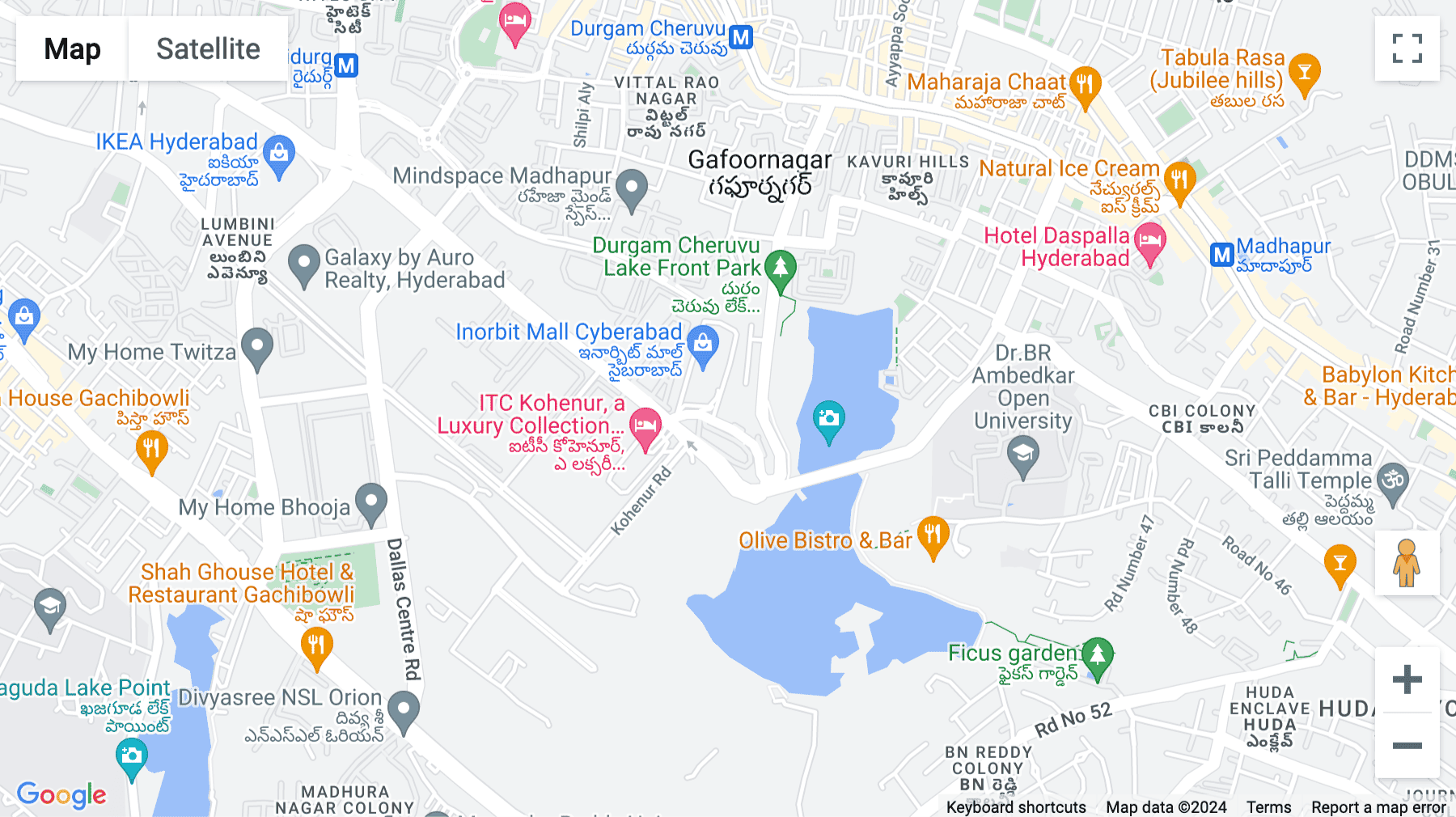 Click for interative map of Sanali Spazio, Level 15, Software Unit Layout, HITEC City, Hyderabad