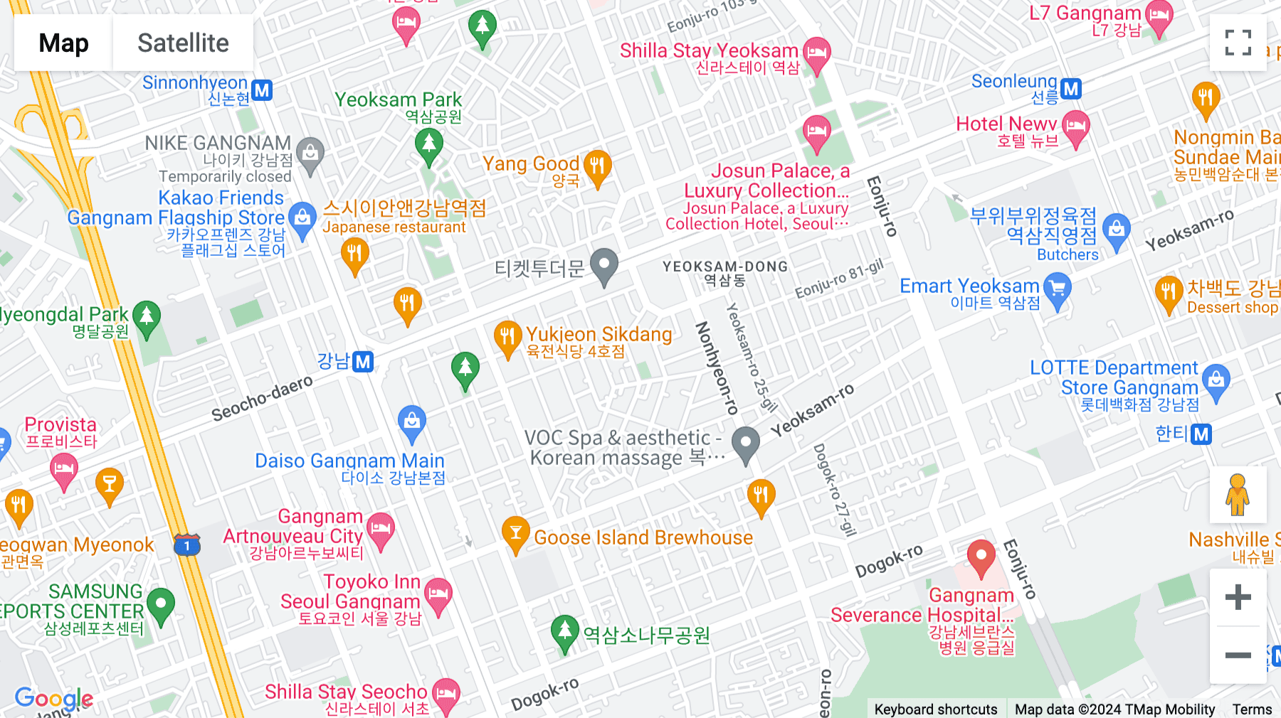 Click for interative map of 51 Yeoksam-ro 17-gil, Yeoksam 1, Seoul