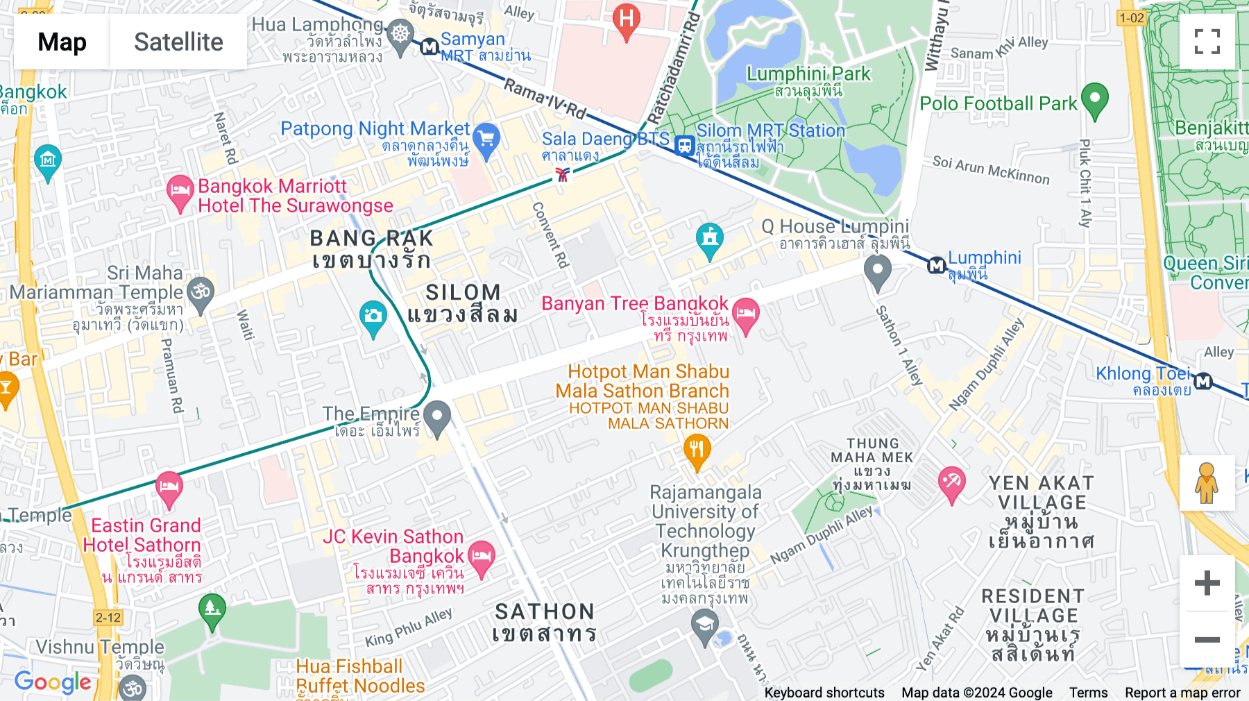 Click for interative map of 37th Floor, 100 North Sathorn Road,, Bangkok