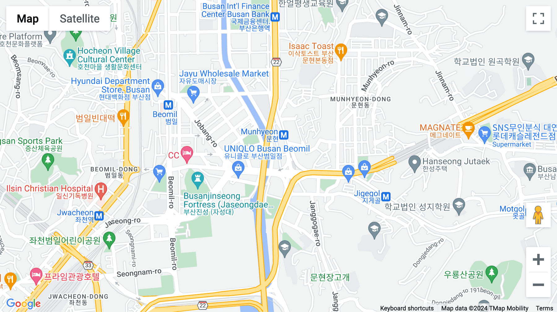 Click for interative map of BIFC, 133, Jeonpo-daero, 11th Floor, Busan