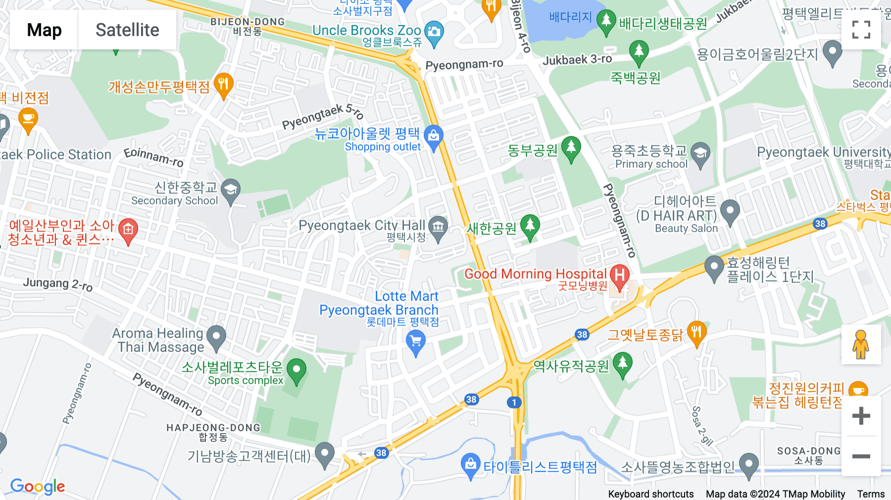 Click for interative map of 1272-3 Haechang-ri, Godeok-myeon, Pyeongtaek-si, Pyeongtaek