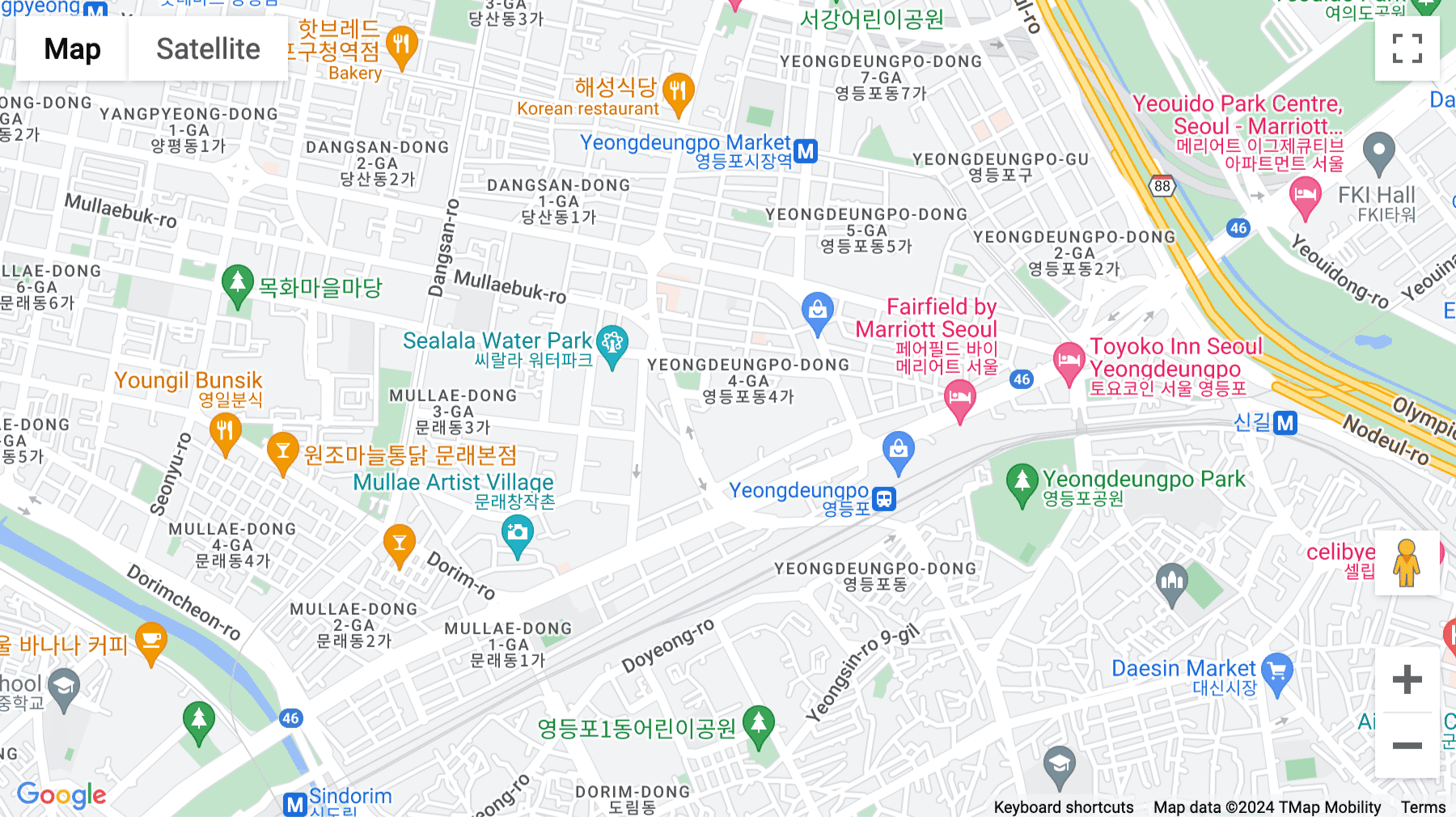 Click for interative map of 20th floor, 15 Yeongjung-ro, Times Square, Yeongdeungpo, Seoul