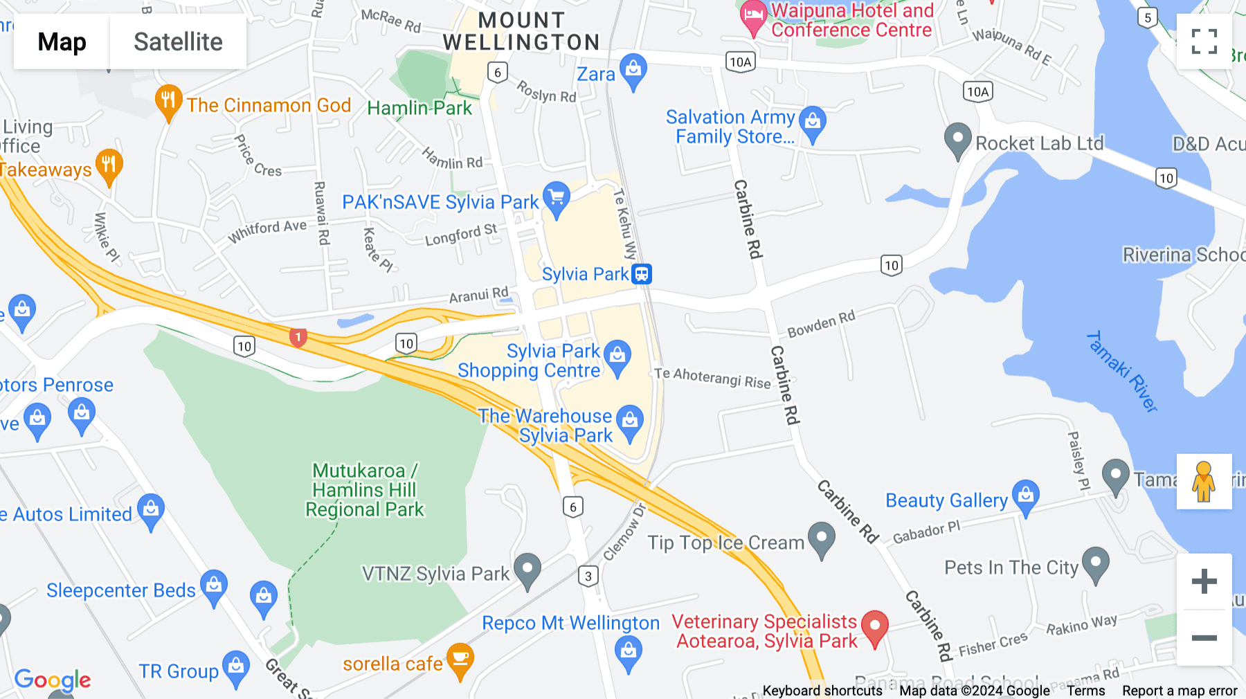 Click for interative map of 286 Mount Wellington Highway, Sylvia Park, Mount Wellington, Auckland