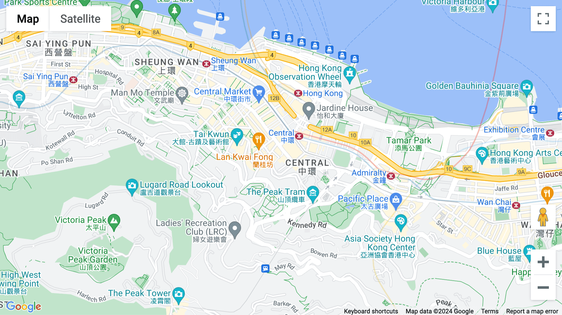 Click for interative map of New World Tower 1, 16-18 Queen's Road Central, Hong Kong