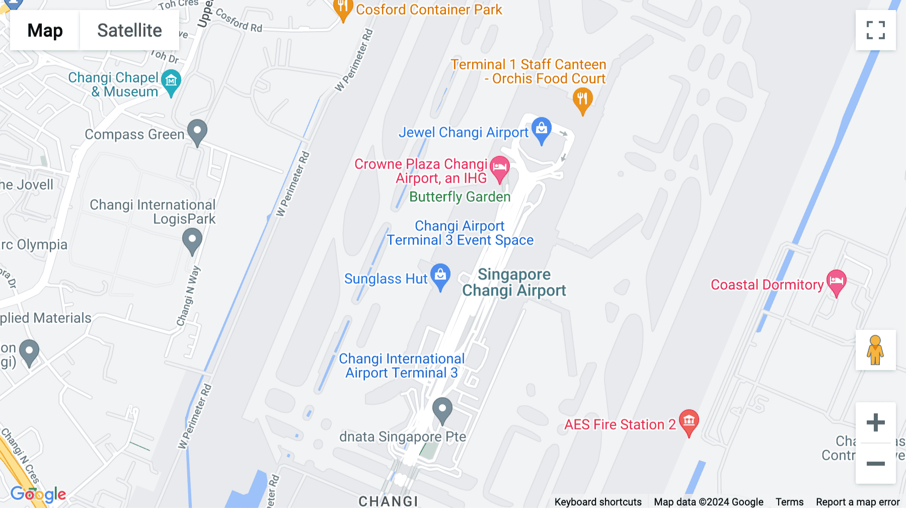 Click for interative map of 65 Airport Boulevard Terminal 3, No.03-34, Changi Airport Terminal 3, Singapore