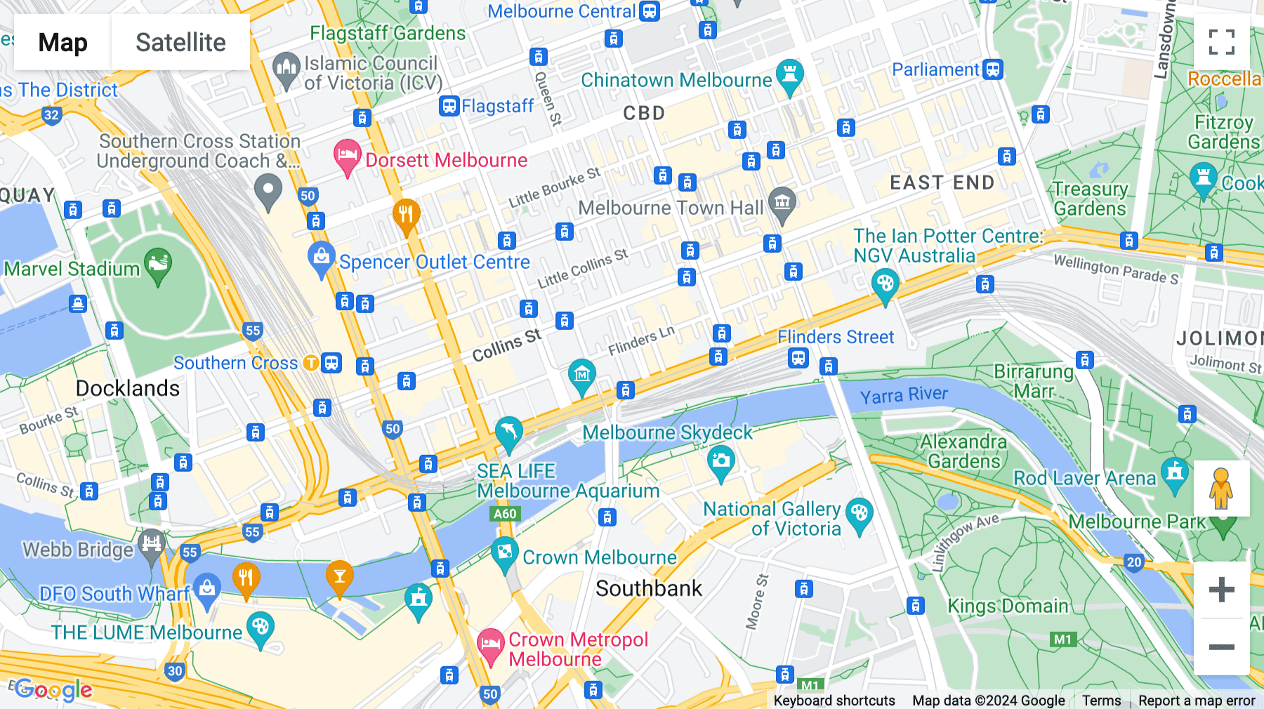 Click for interative map of Queen Street, Level 17, 20, 21, 31, Melbourne