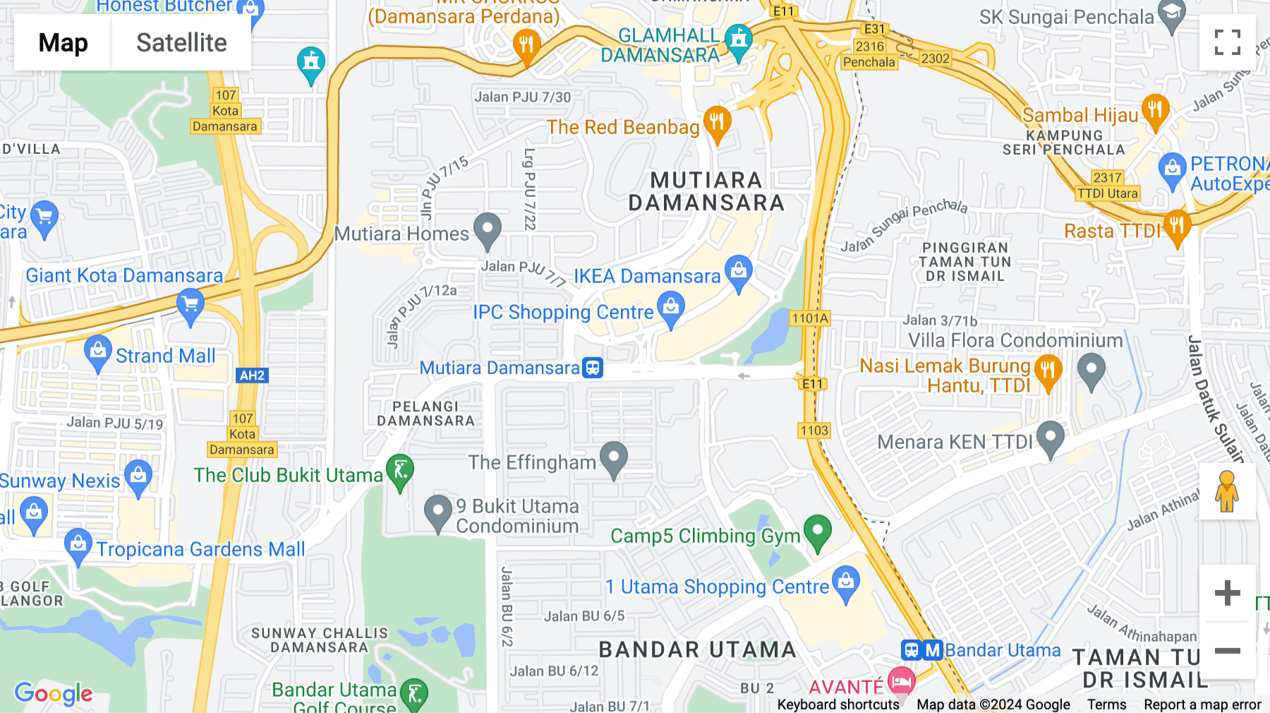 Click for interative map of No.1, Jalan Petaling Jaya Utara 7/3, Surian Tower, Level 12, Petaling Jaya